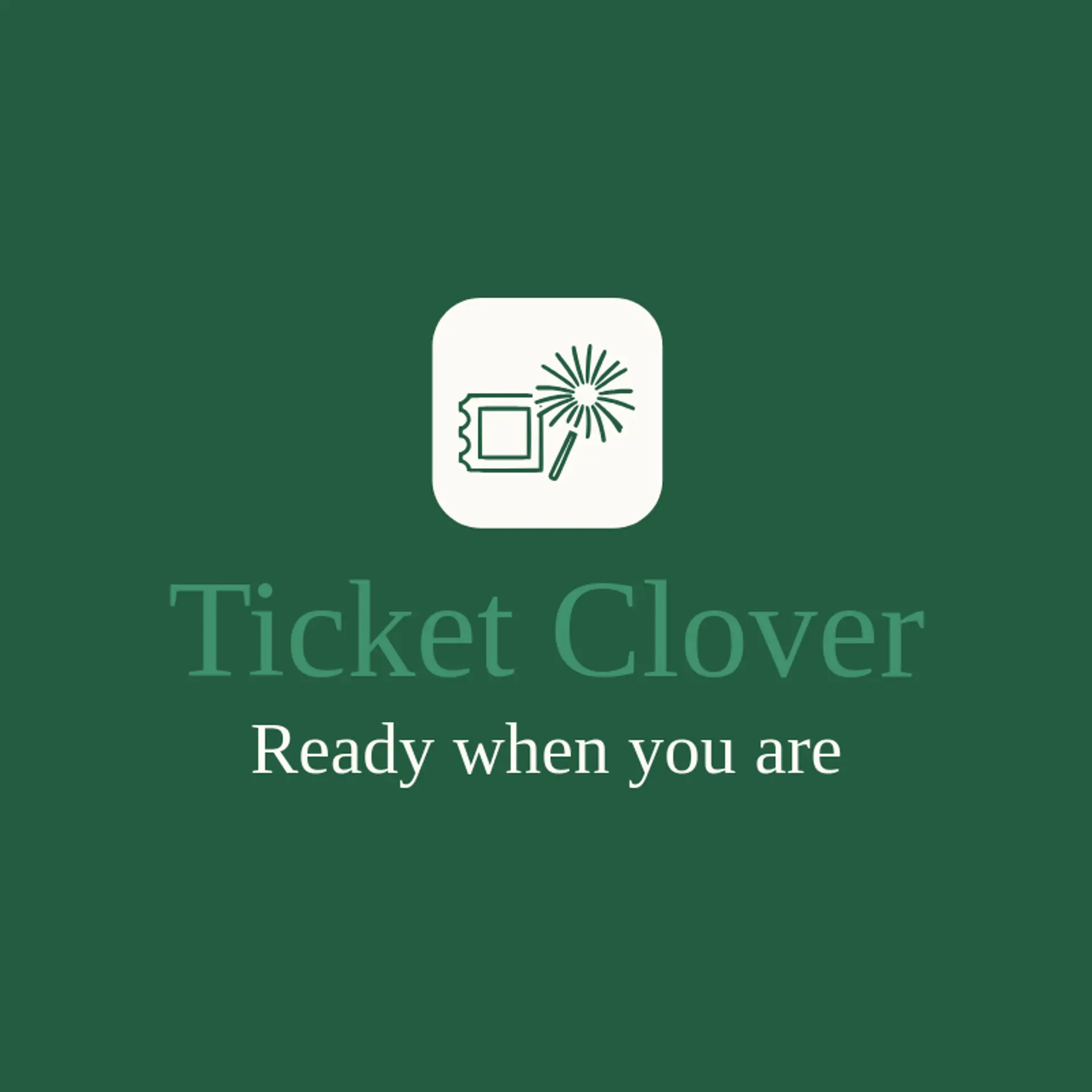 Ticket Clover logo for ticket