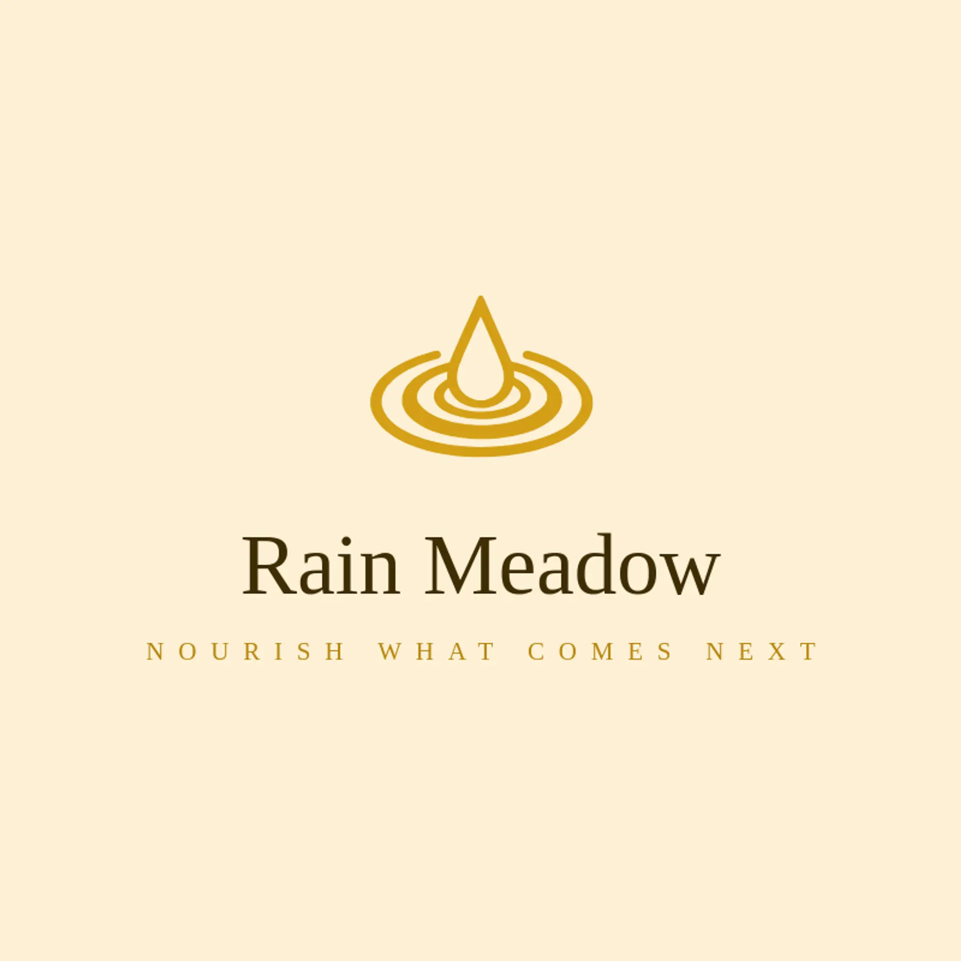 Rain Meadow logo for spring