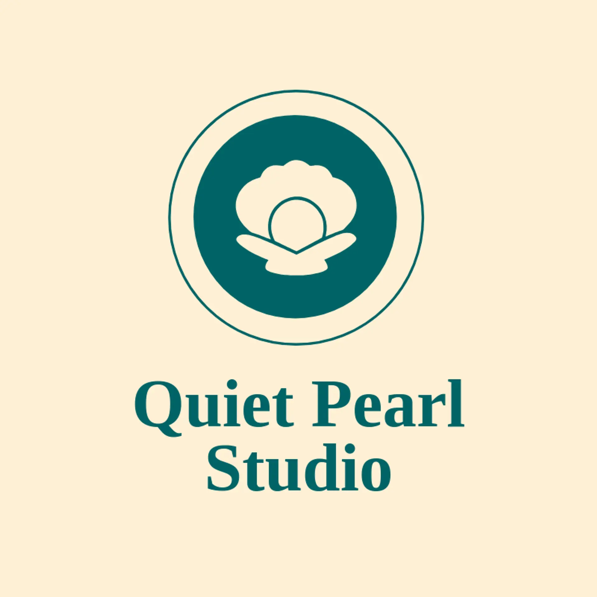 Quiet Pearl Studio logo for pearl