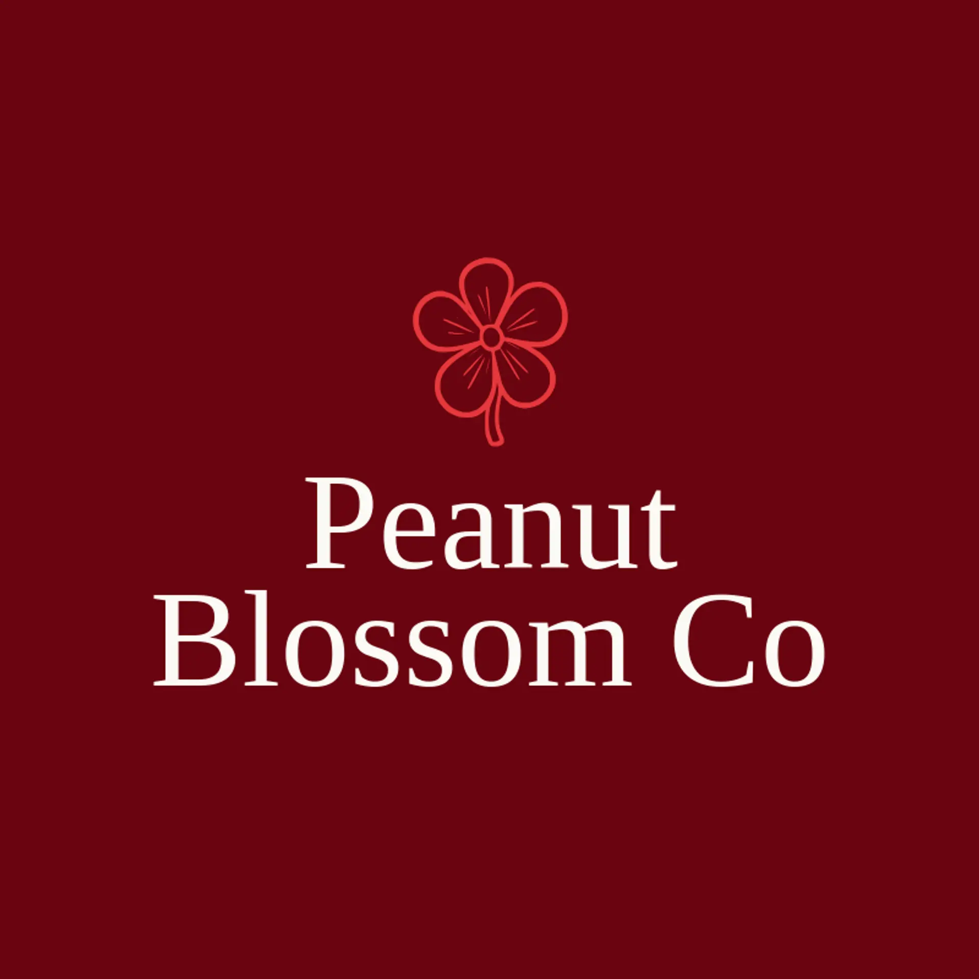 Peanut Blossom Co logo for peanut