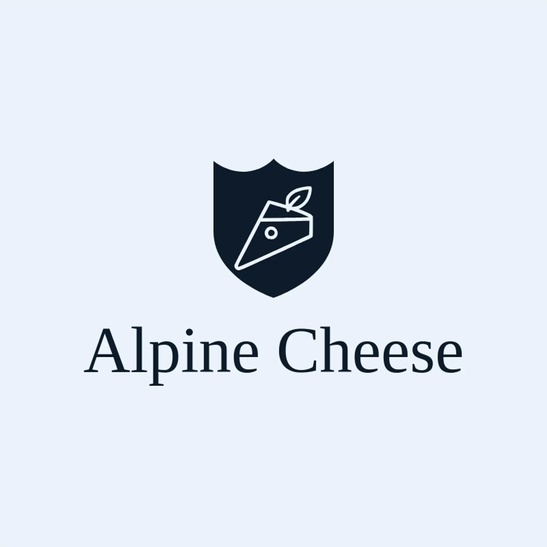 Alpine Cheese logo for french