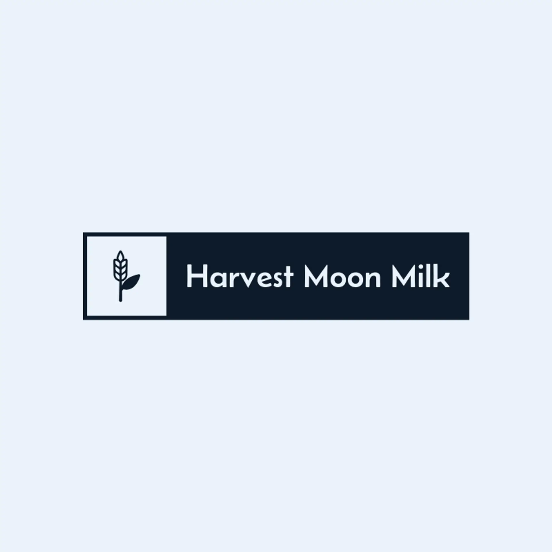 Harvest Moon Milk logo for milk