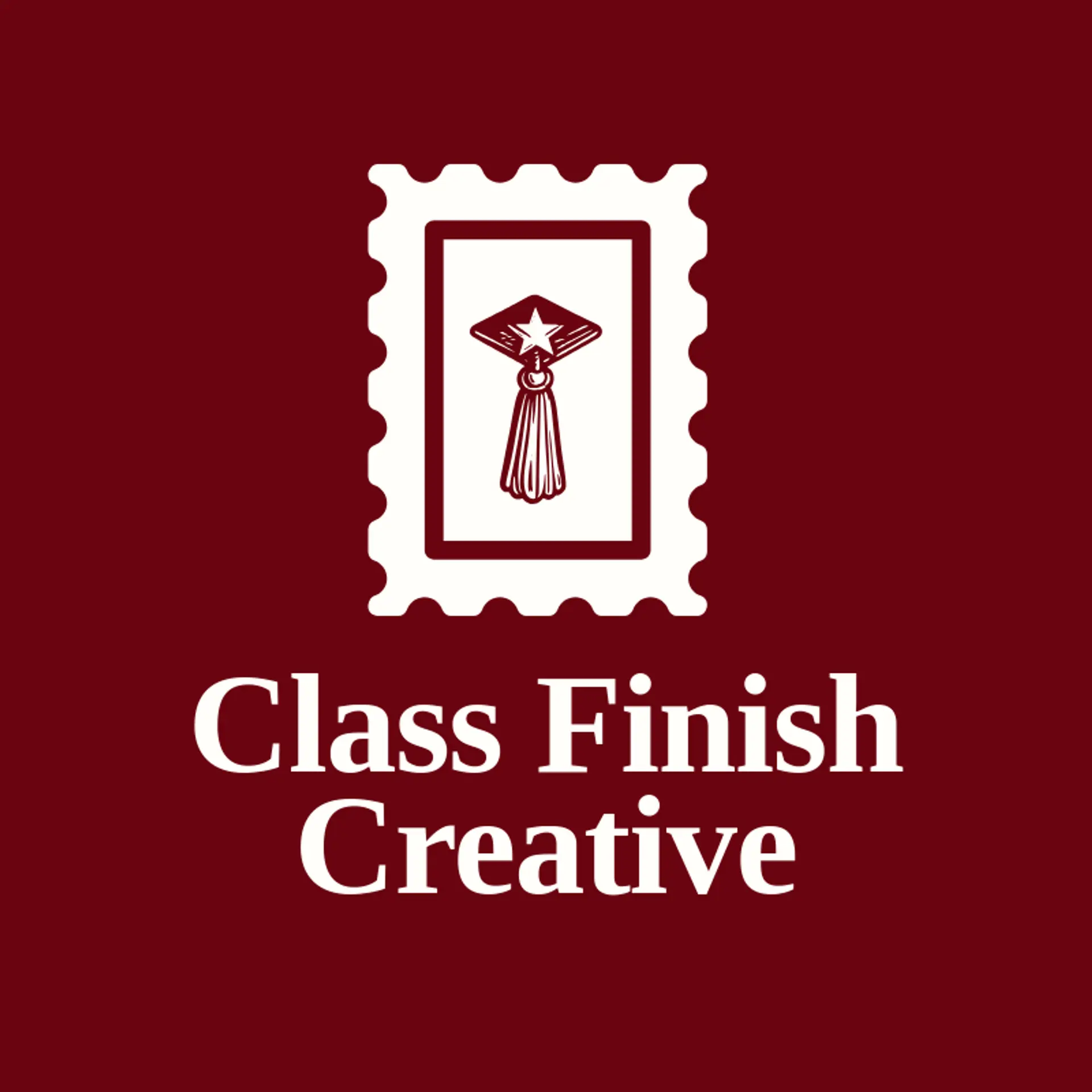 Class Finish Creative logo for graduation