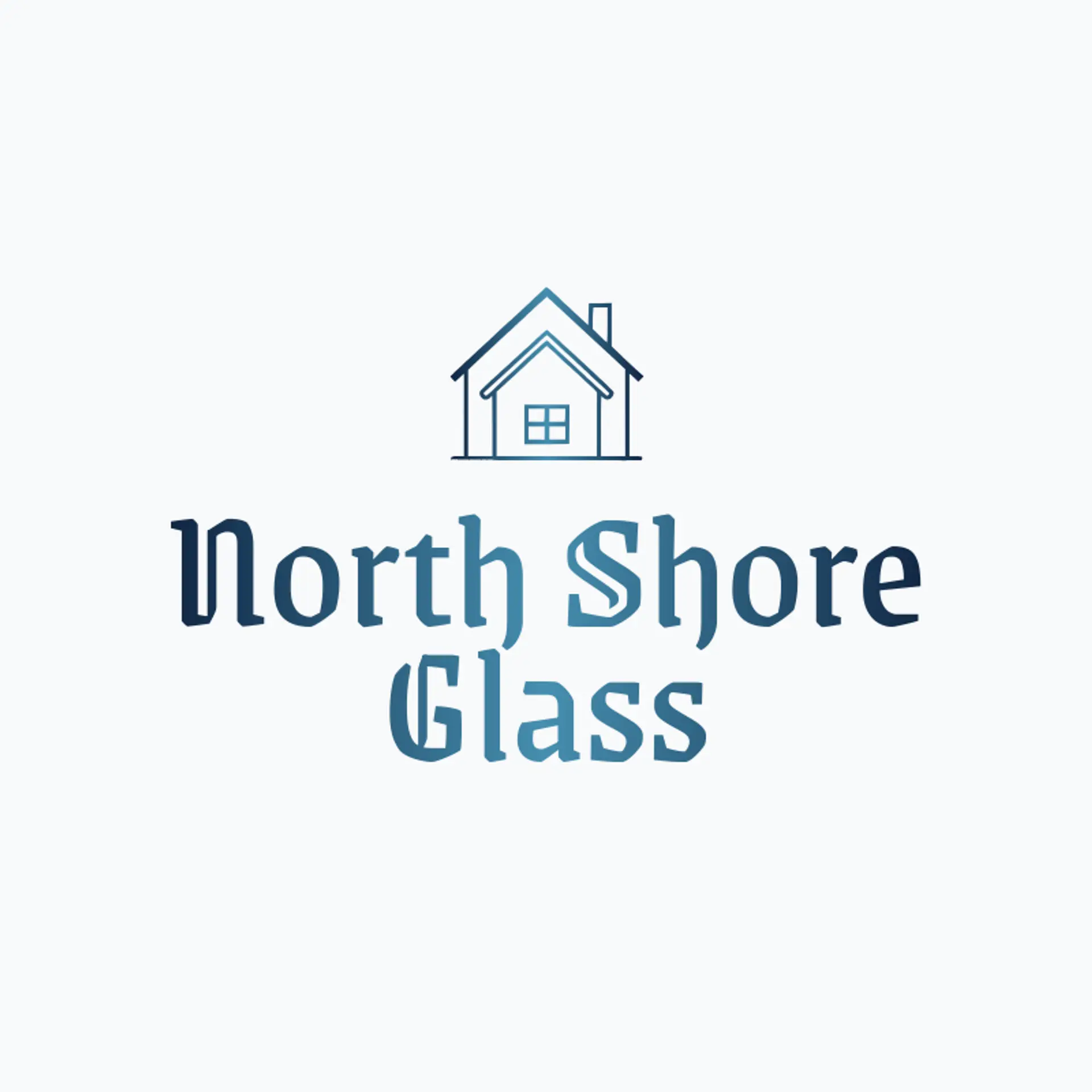 North Shore Glass logo for window