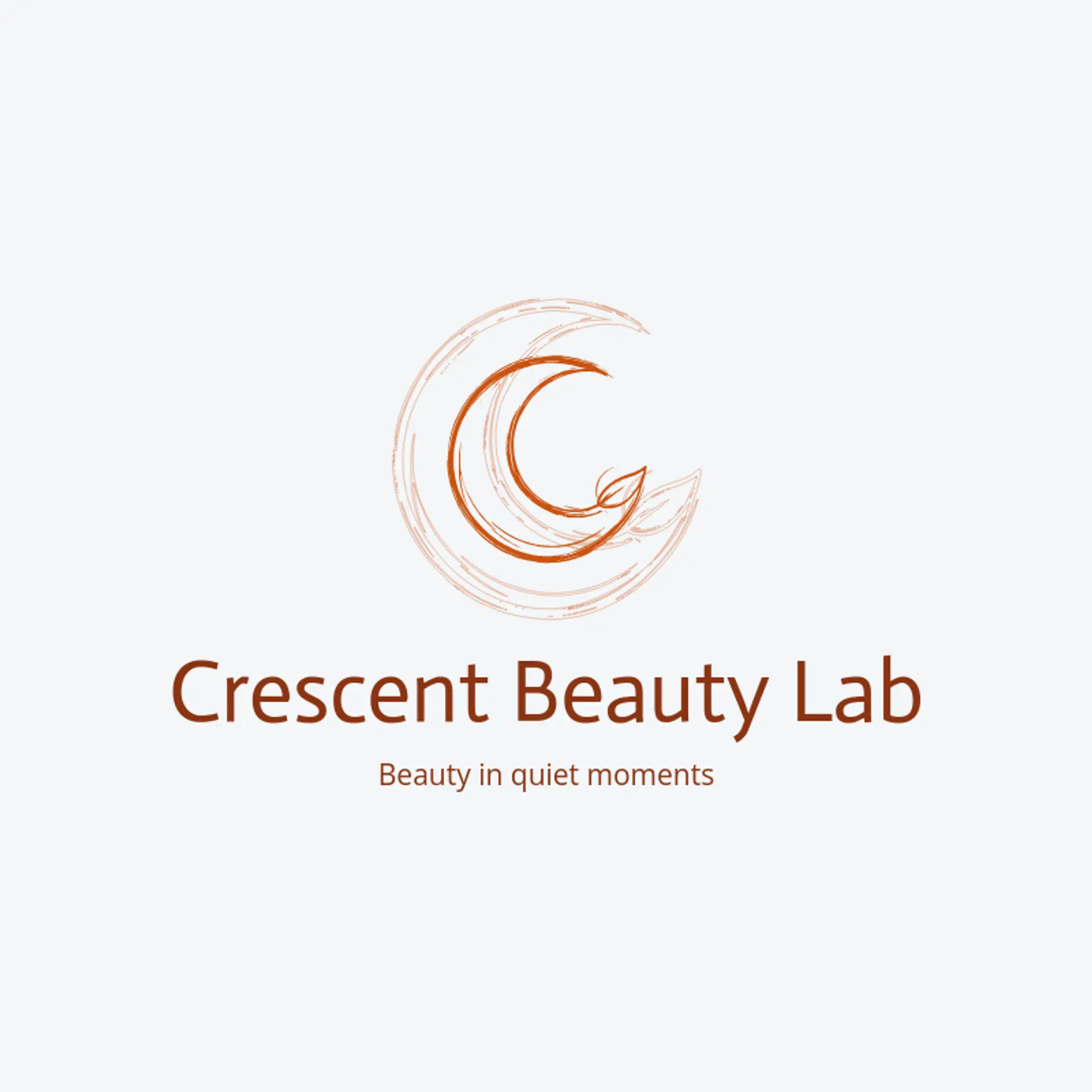 Crescent Beauty Lab logo for esthetician