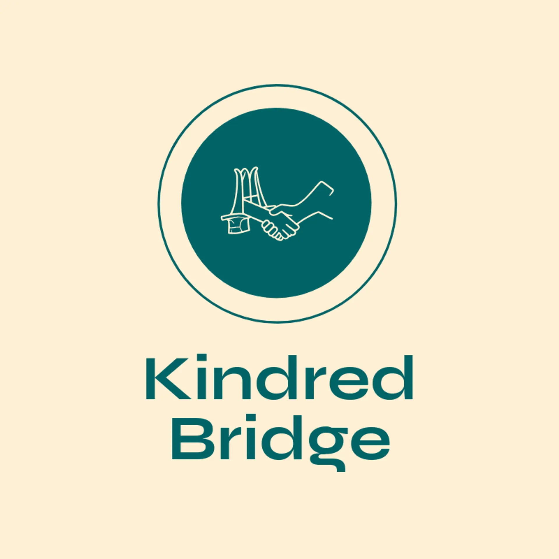 Kindred Bridge logo for handshake
