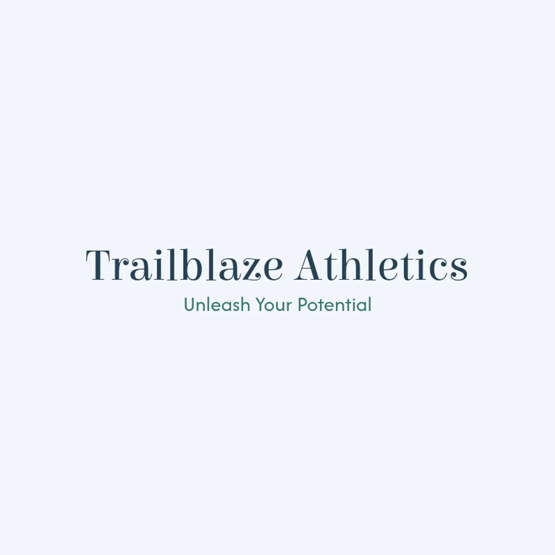 Trailblaze Athletics logo for sports