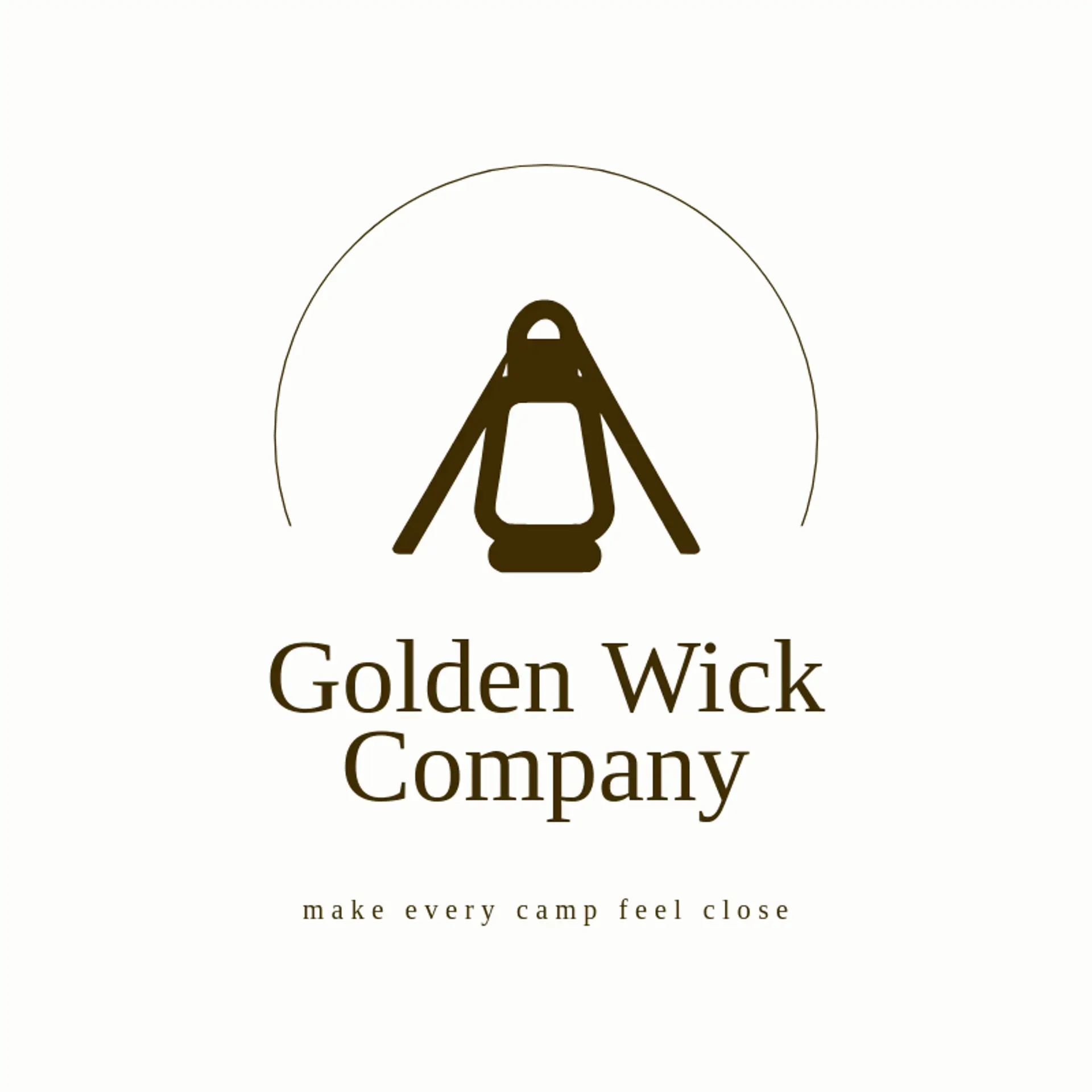 Golden Wick Company logo for lantern