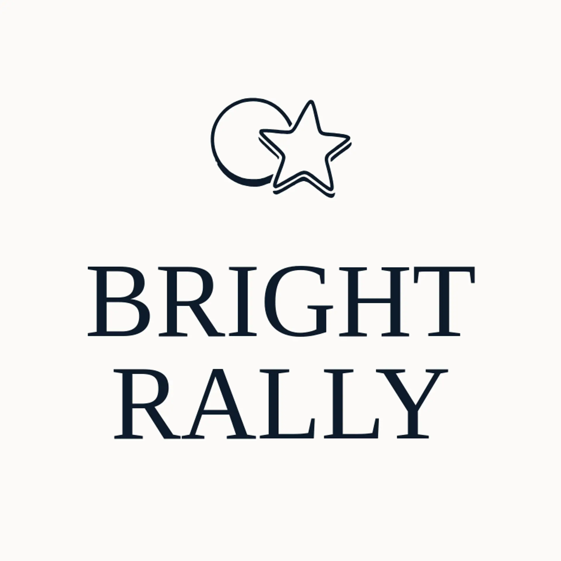 Bright Rally logo for ping pong
