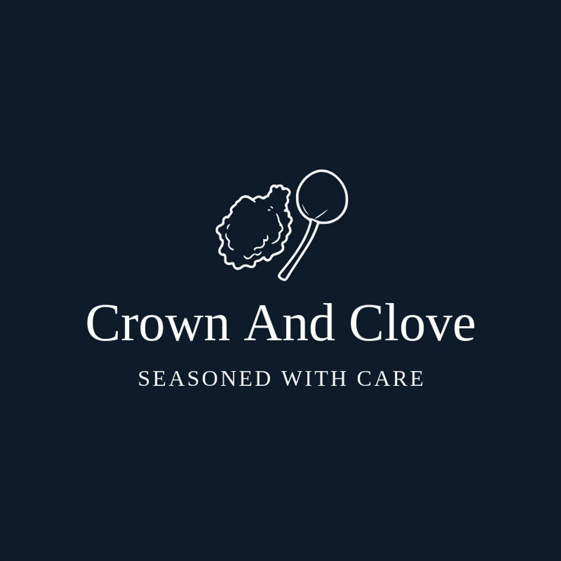Crown and Clove logo for fried chicken