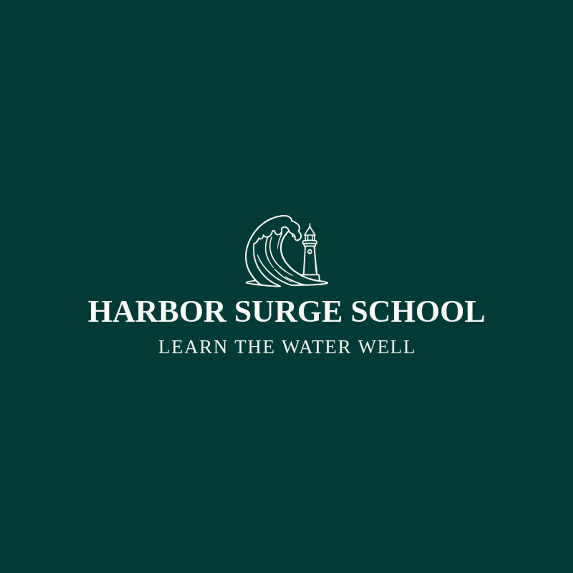 Harbor Surge School logo for tsunami