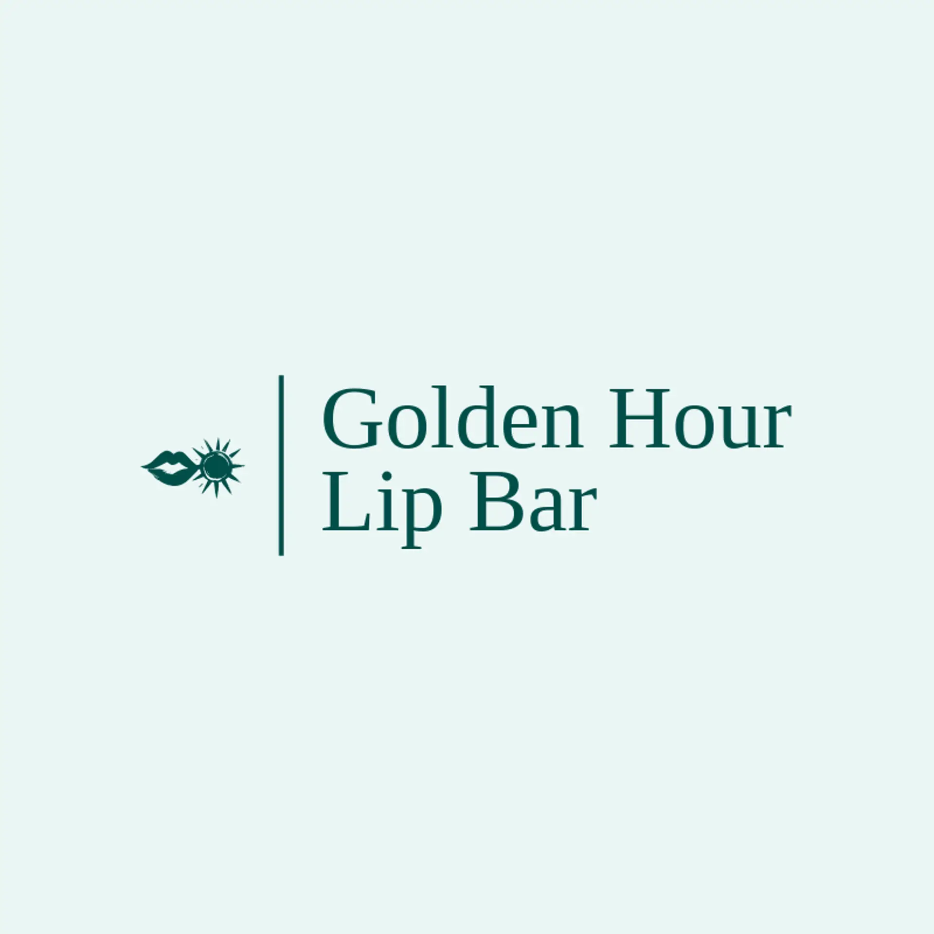Golden Hour Lip Bar logo for lips