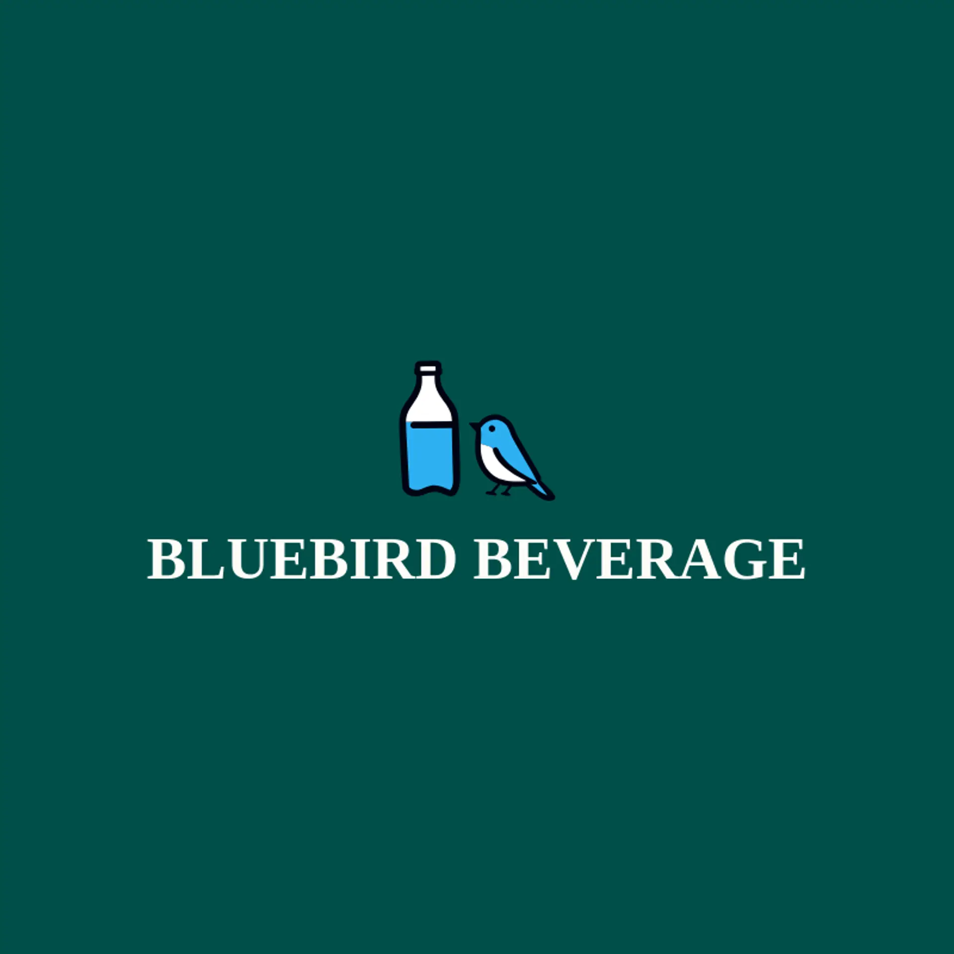 Bluebird Beverage logo for drink