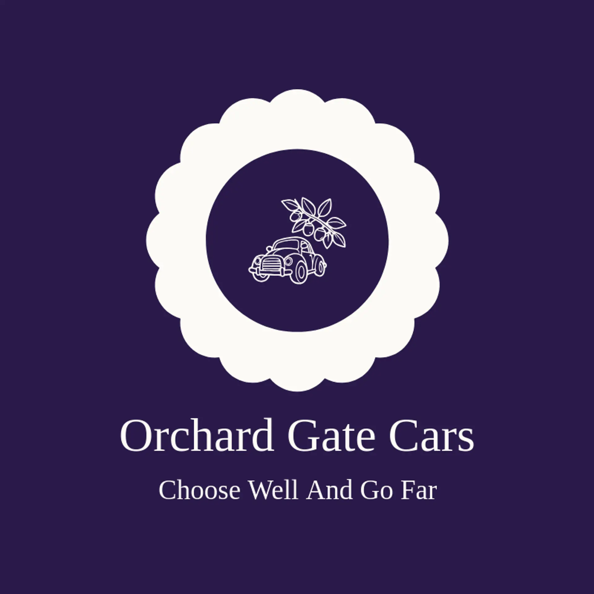 Orchard Gate Cars logo for car dealer