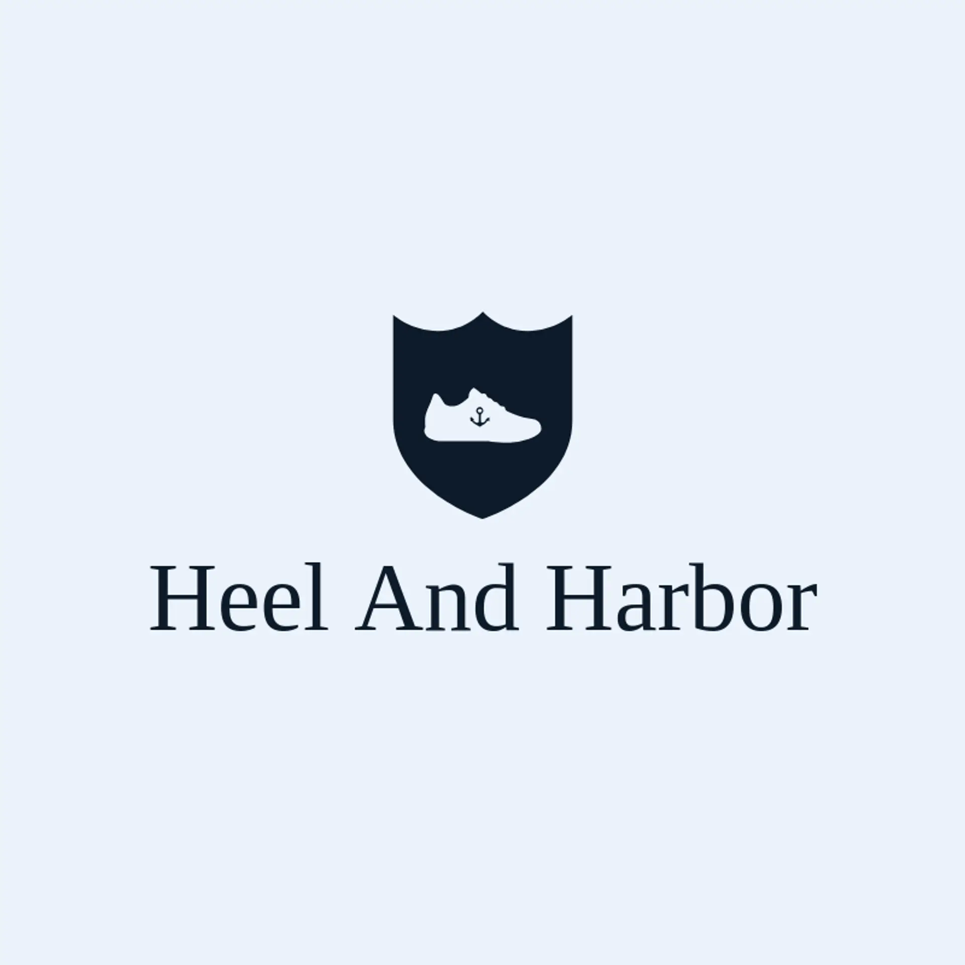 Heel and Harbor logo for shoe store
