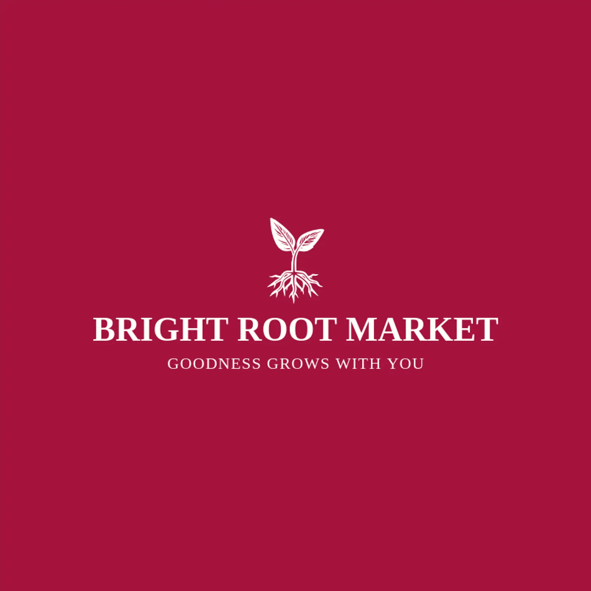 Bright Root Market logo for fresh