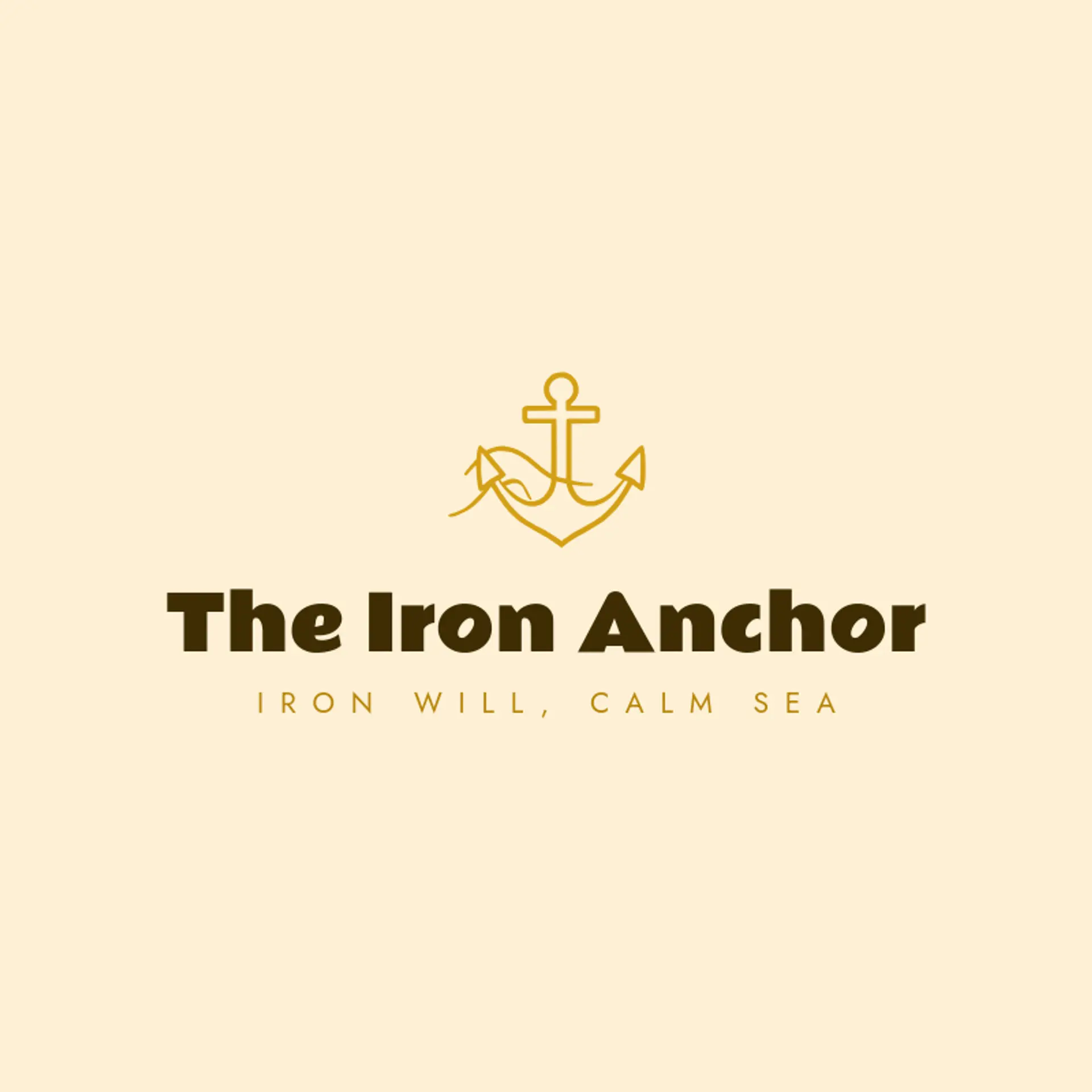 The Iron Anchor logo for anchor
