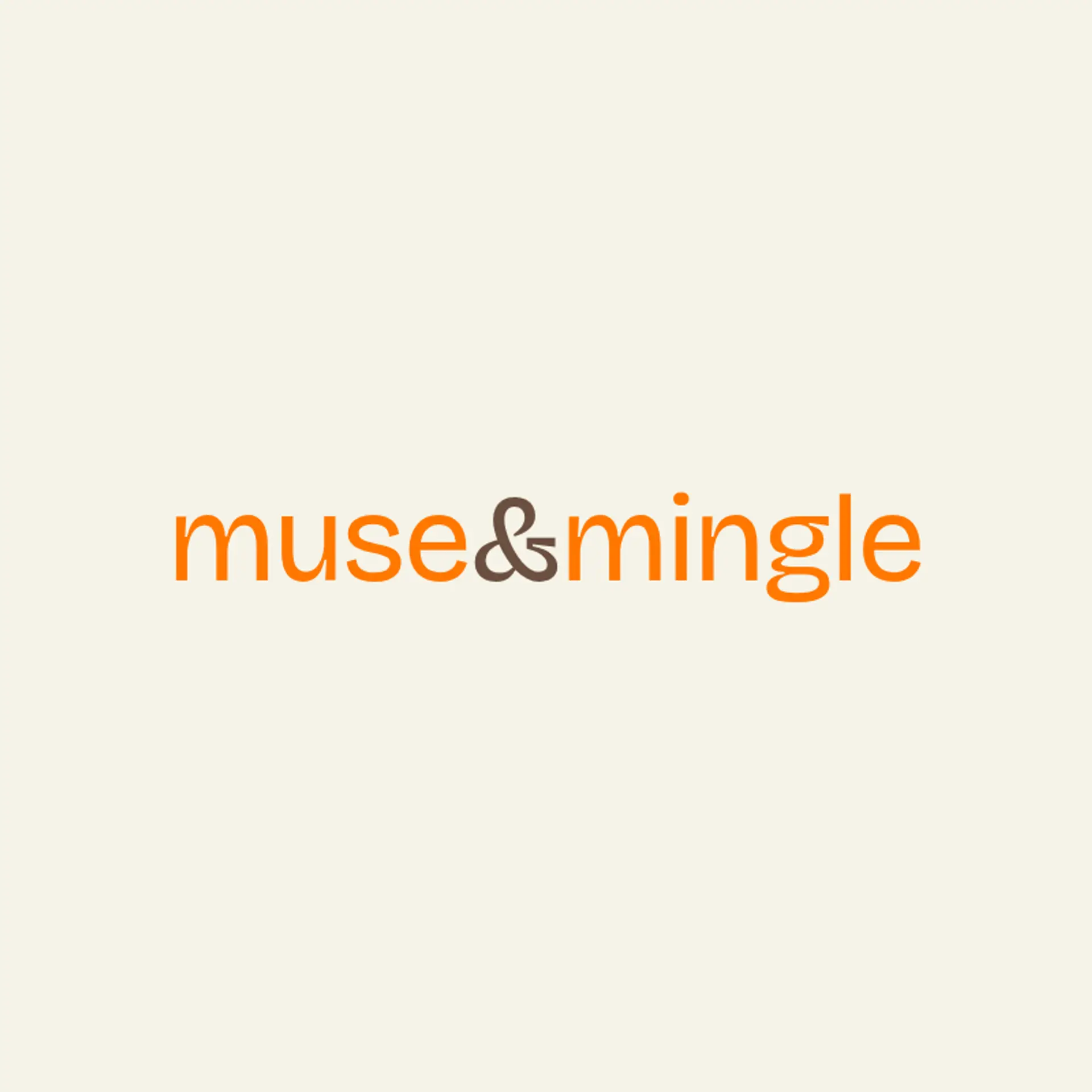 Muse & Mingle logo for creative cafe