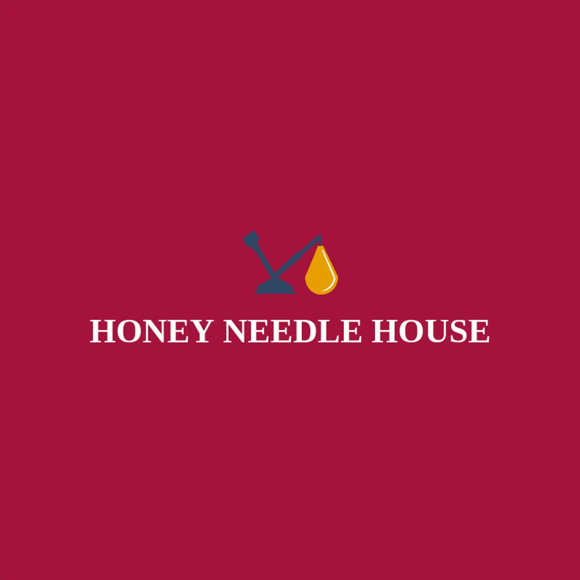 Honey Needle House logo for vinyl