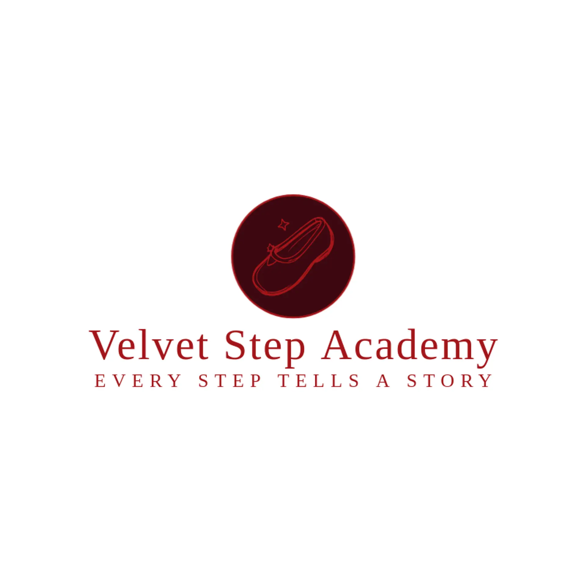 Velvet Step Academy logo for dance studio