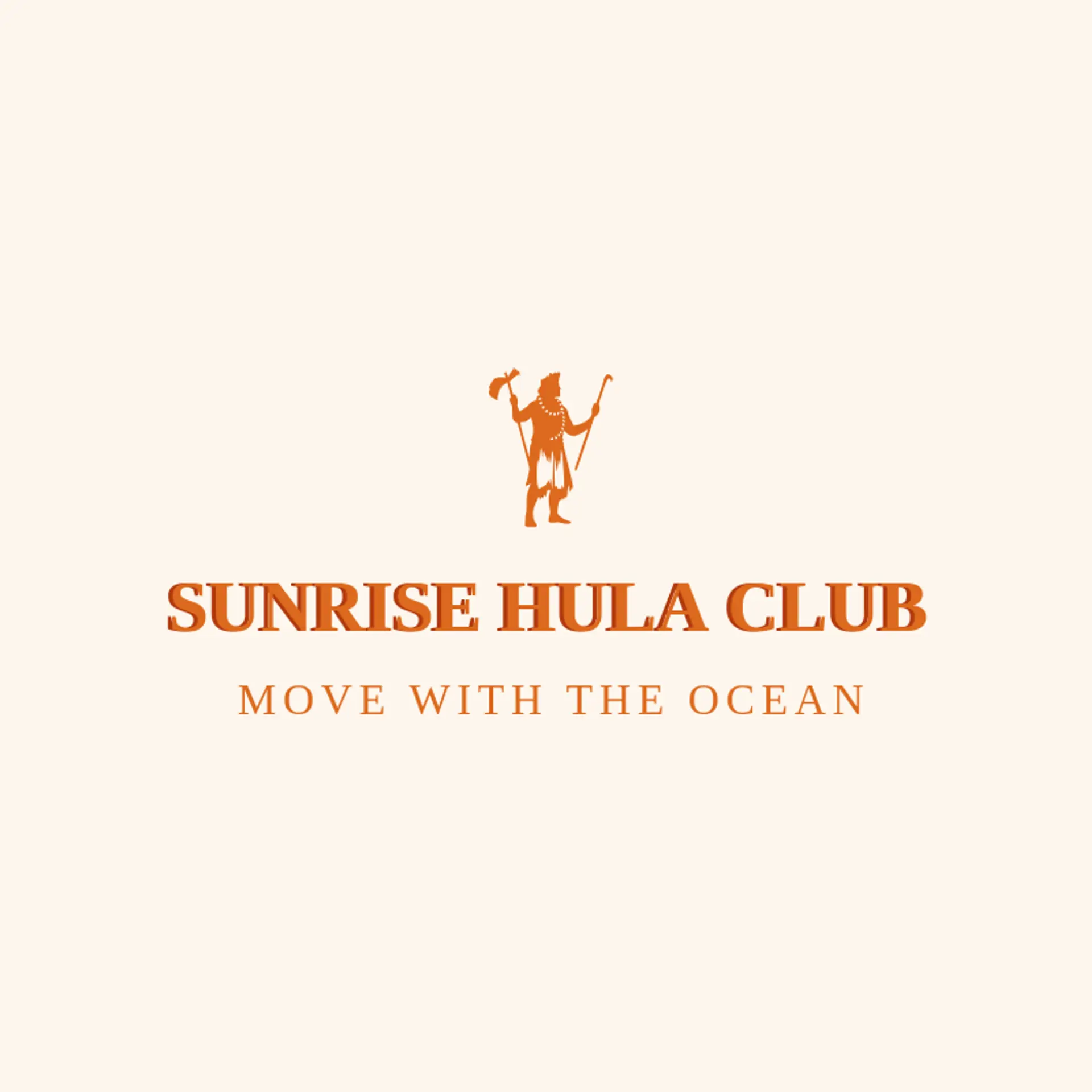 Sunrise Hula Club logo for hawaiian