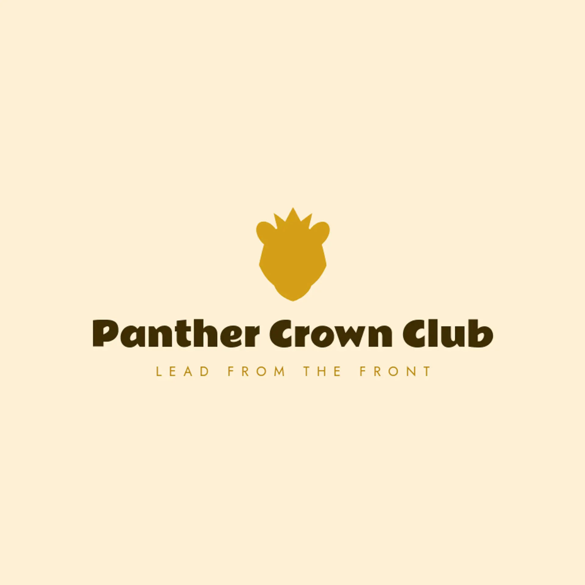 Panther Crown Club logo for panther
