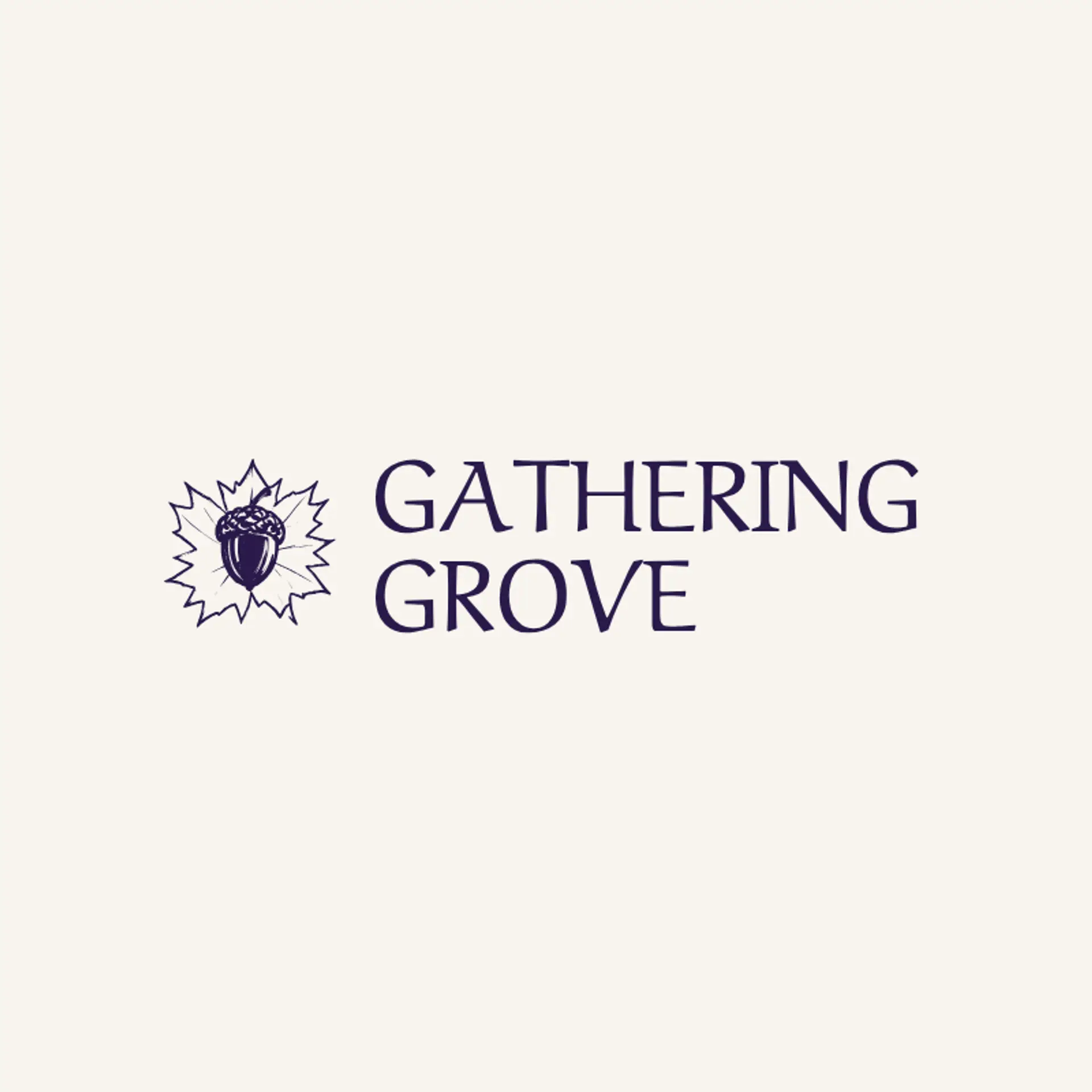 Gathering Grove logo for thanksgiving