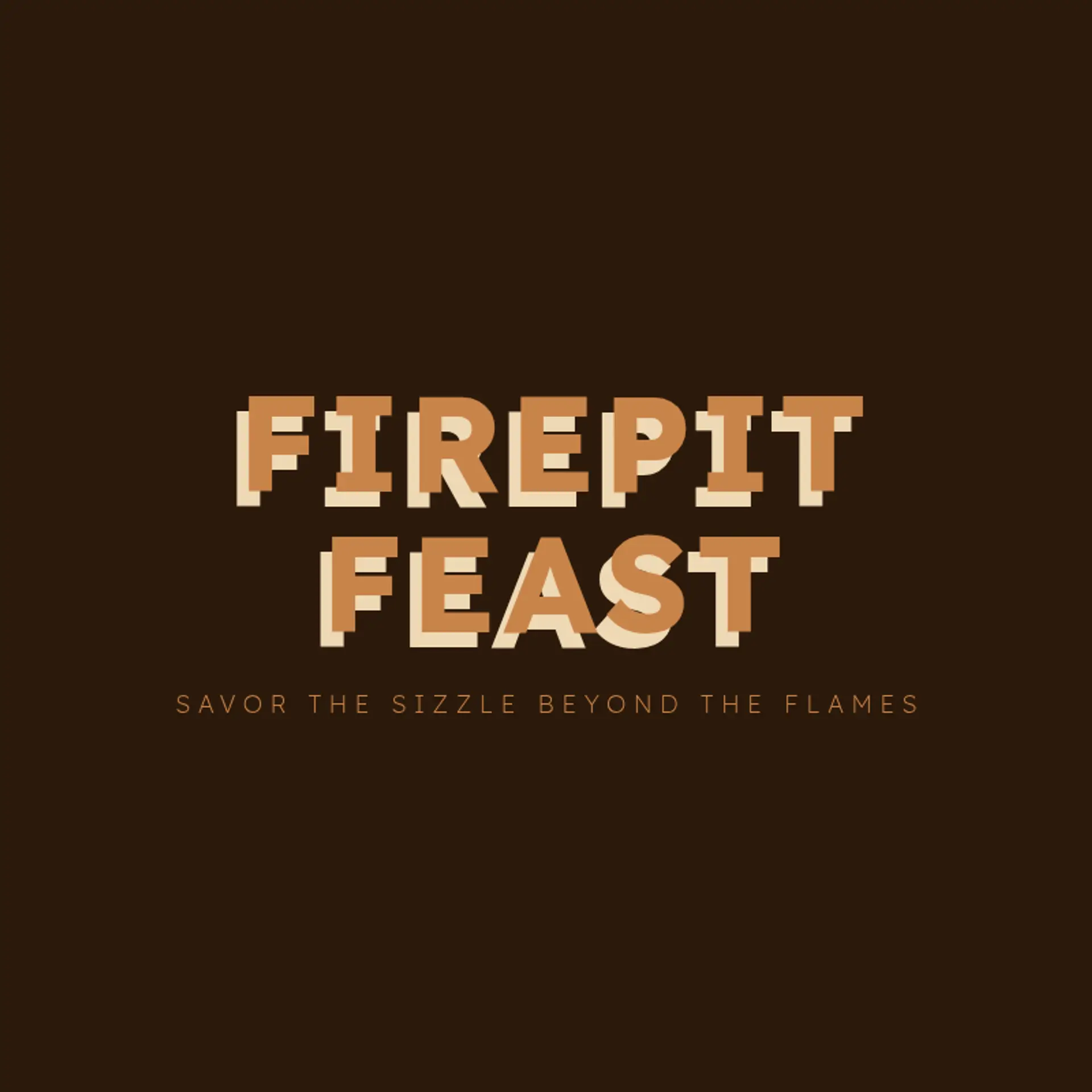 Firepit Feast logo for bbq restaurant