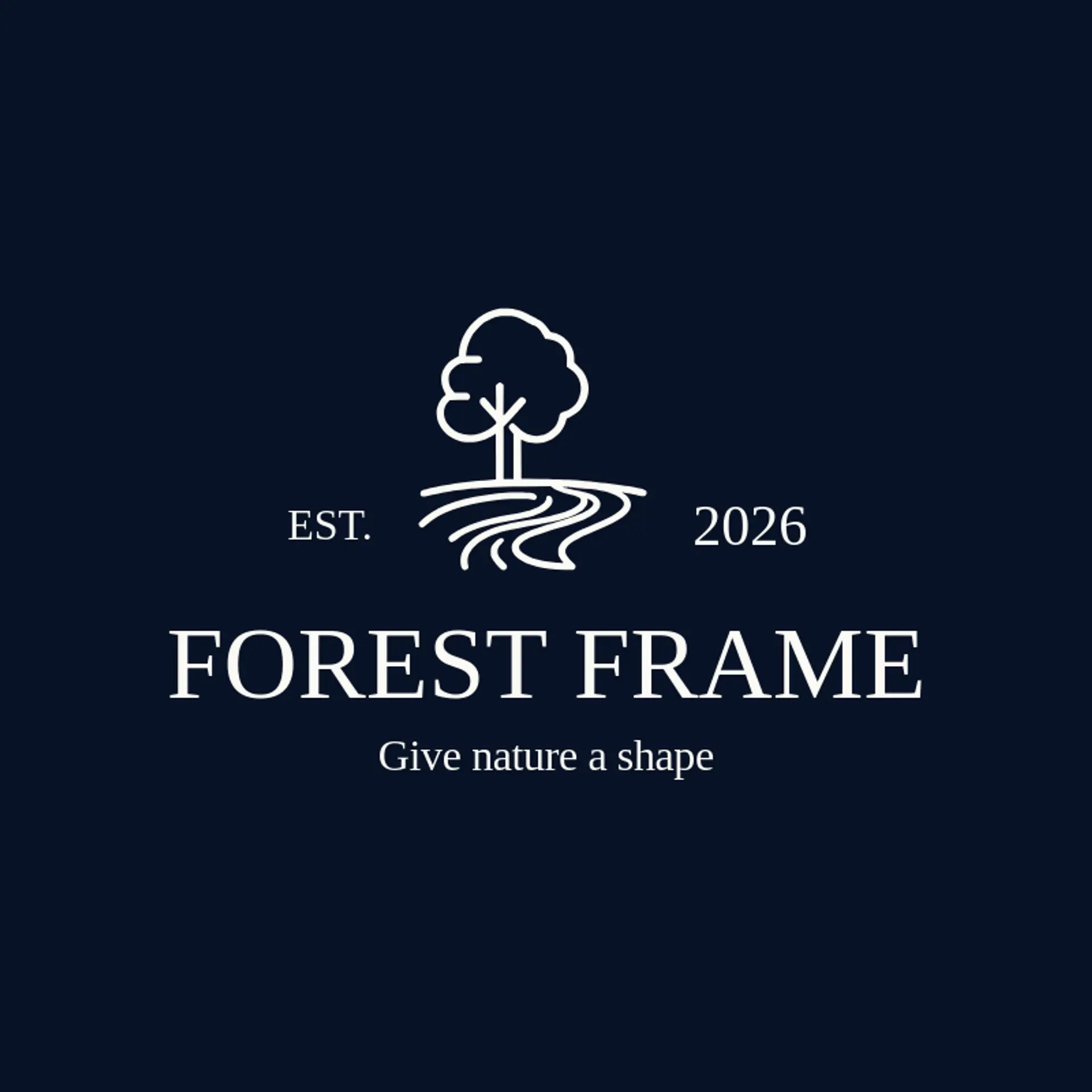 Forest Frame logo for landscape