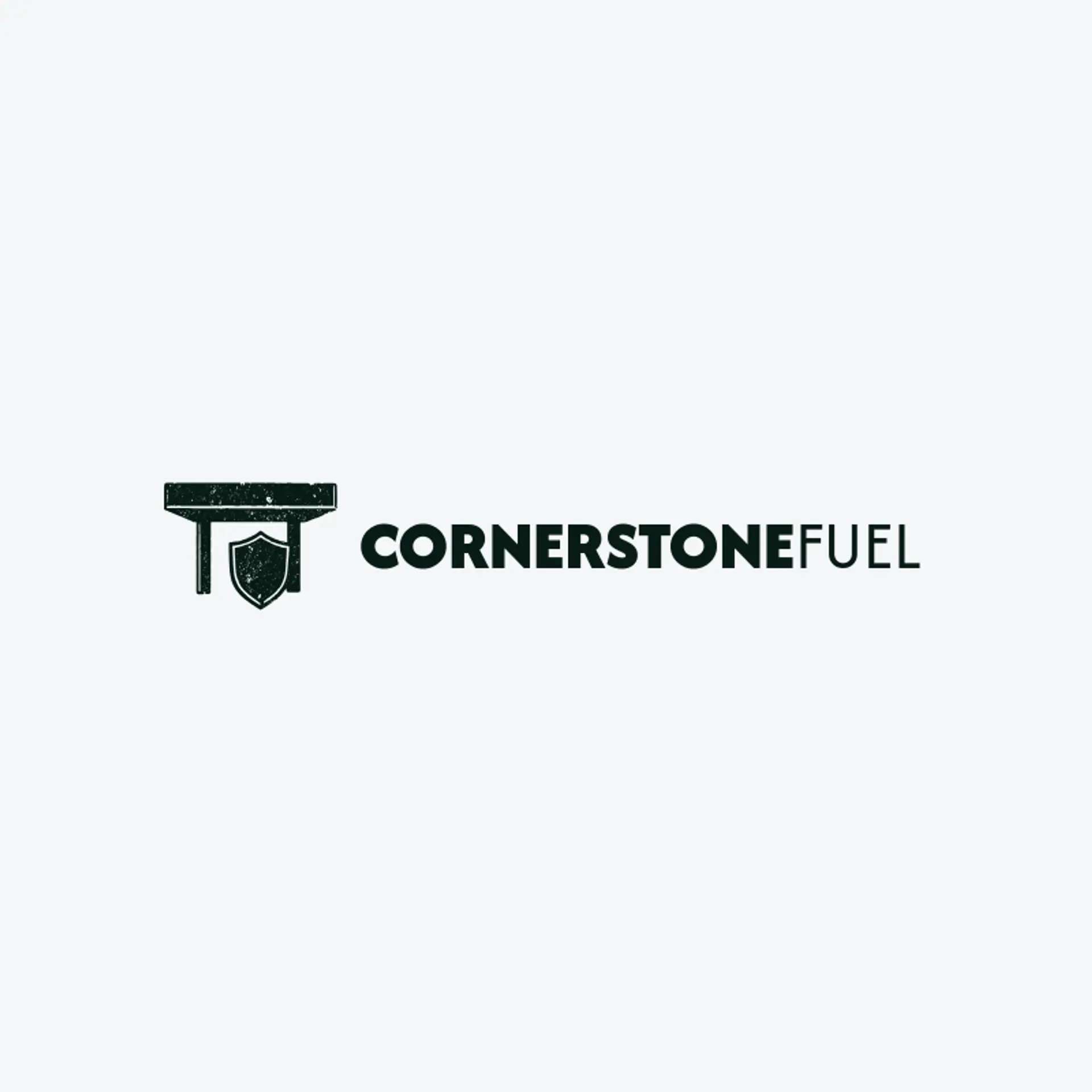 Cornerstone Fuel logo for gas station