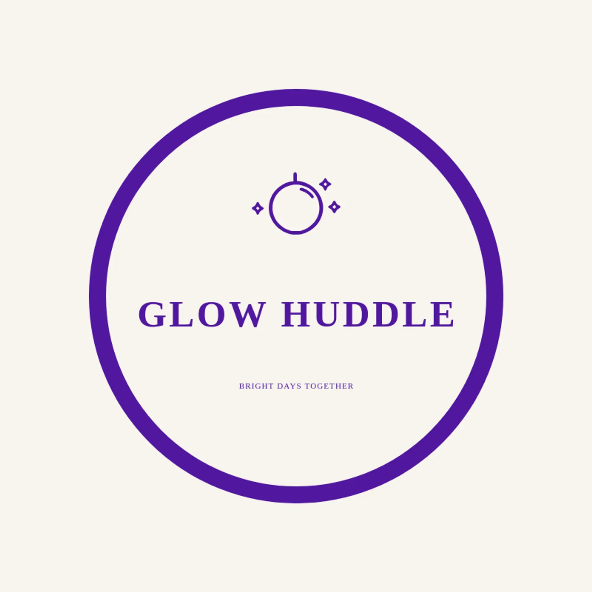 Glow Huddle logo for glow