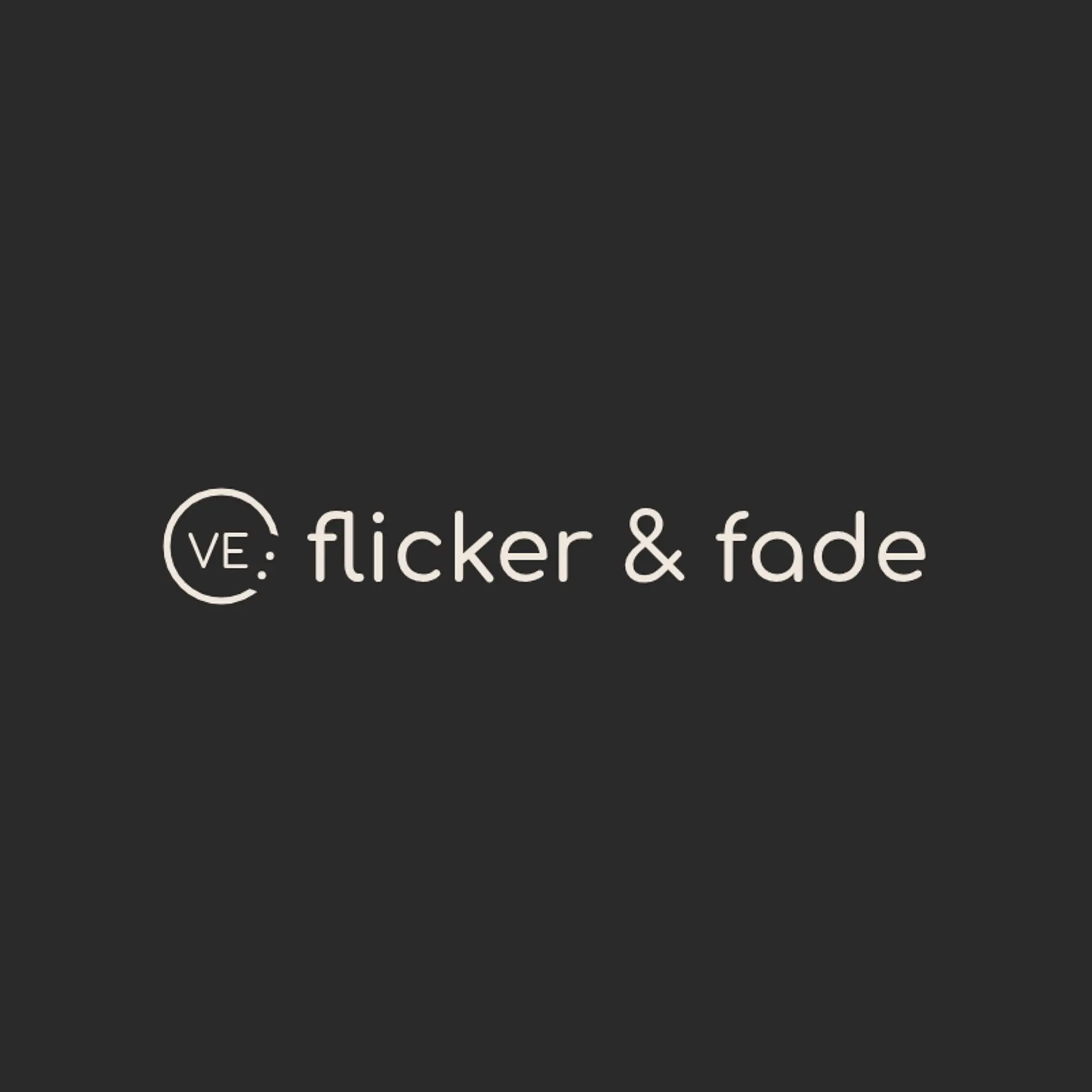 Flicker & Fade logo for barber