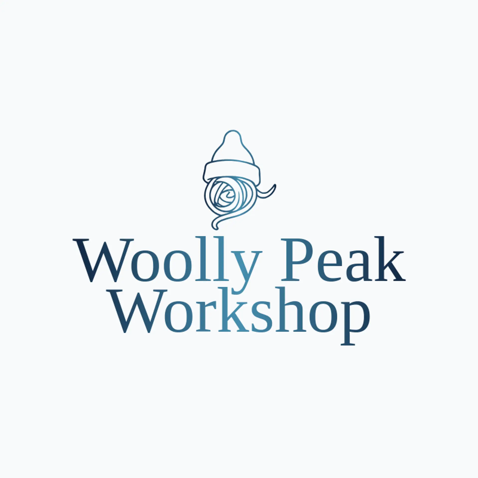 Woolly Peak Workshop logo for beanie