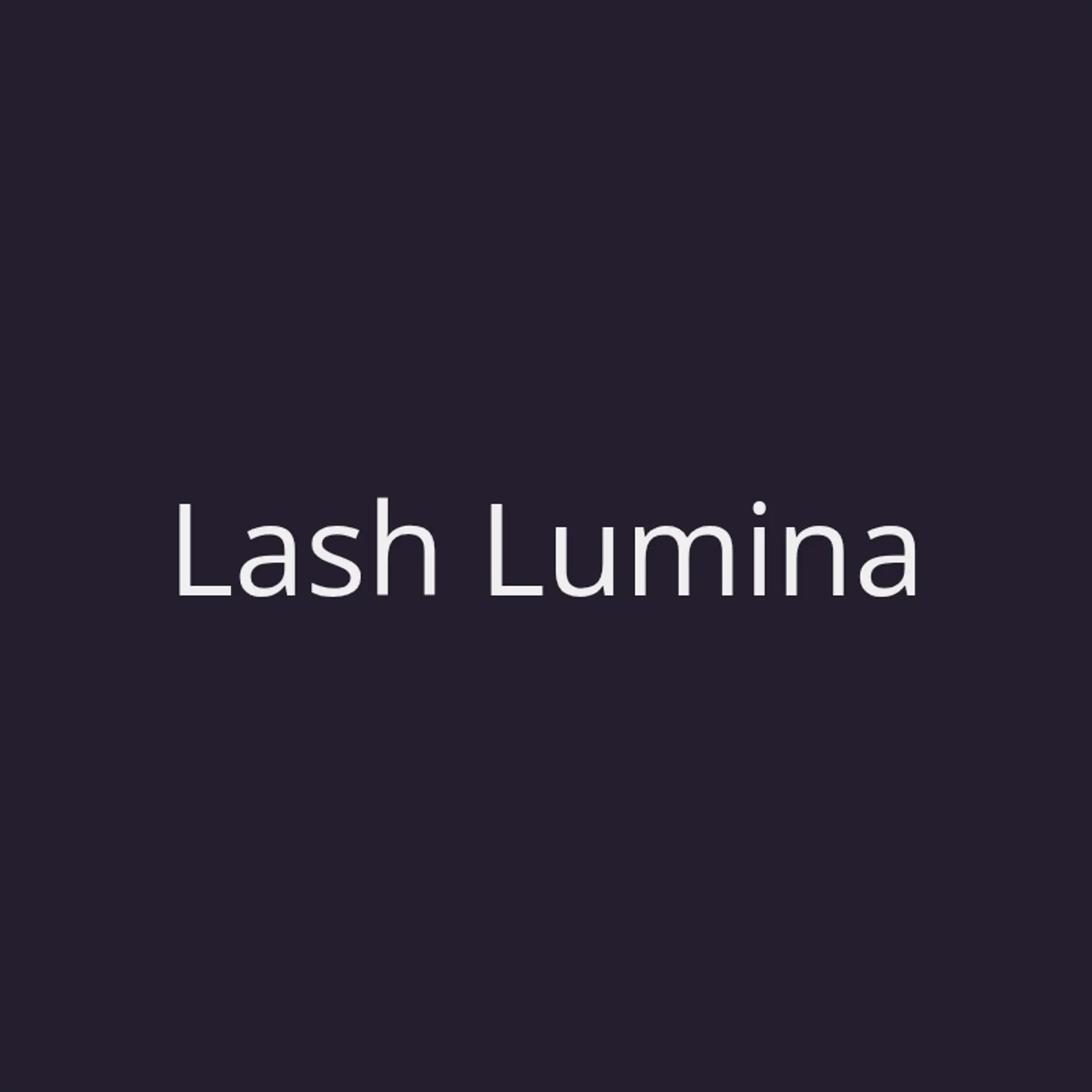 Lush Lash Lounge logo for lash tech