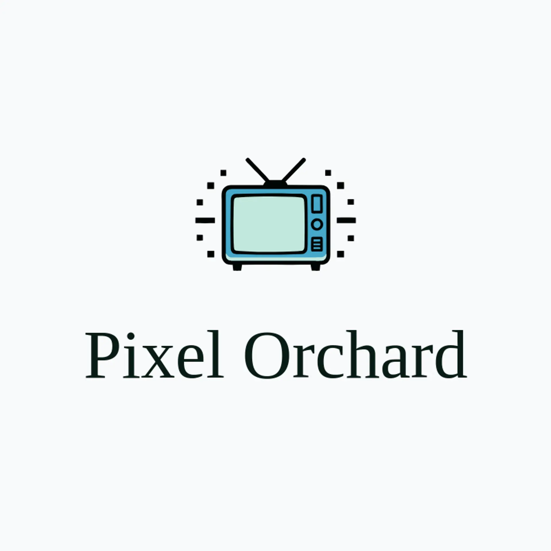 Pixel Orchard logo for television
