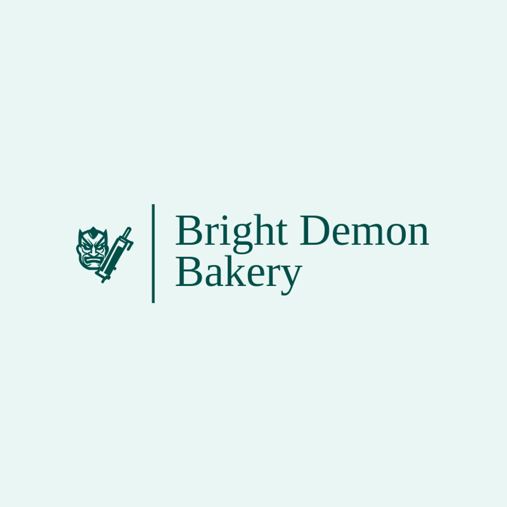Bright Demon Bakery logo for demon