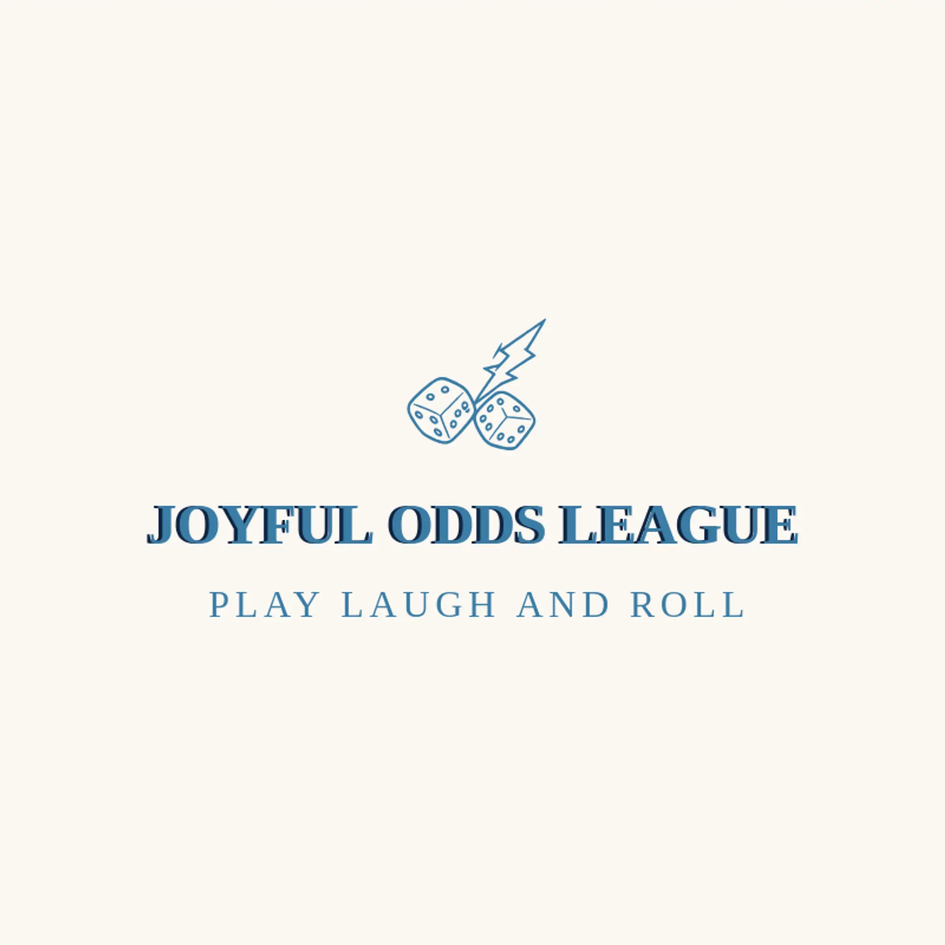 Joyful Odds League logo for dice