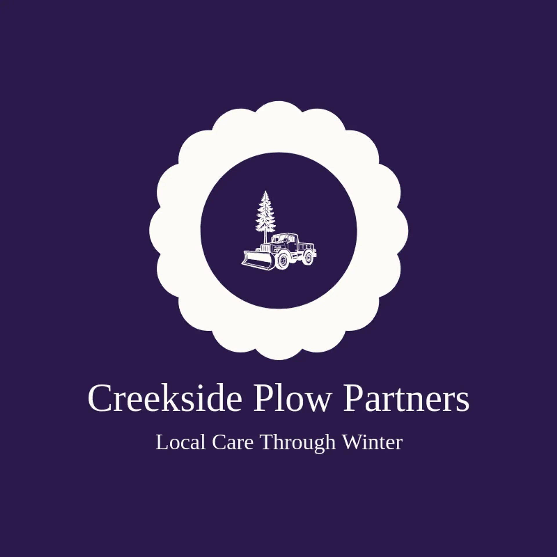 Creekside Plow Partners logo for snow removal