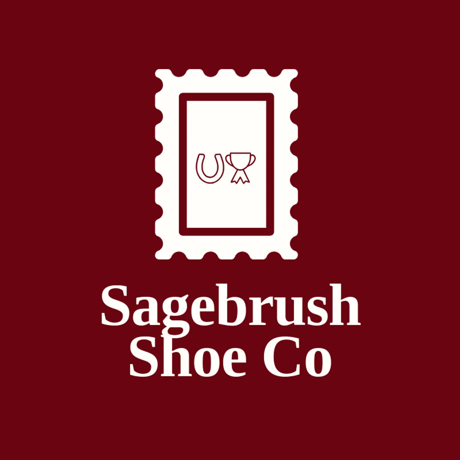 Sagebrush Shoe Co logo for horseshoe