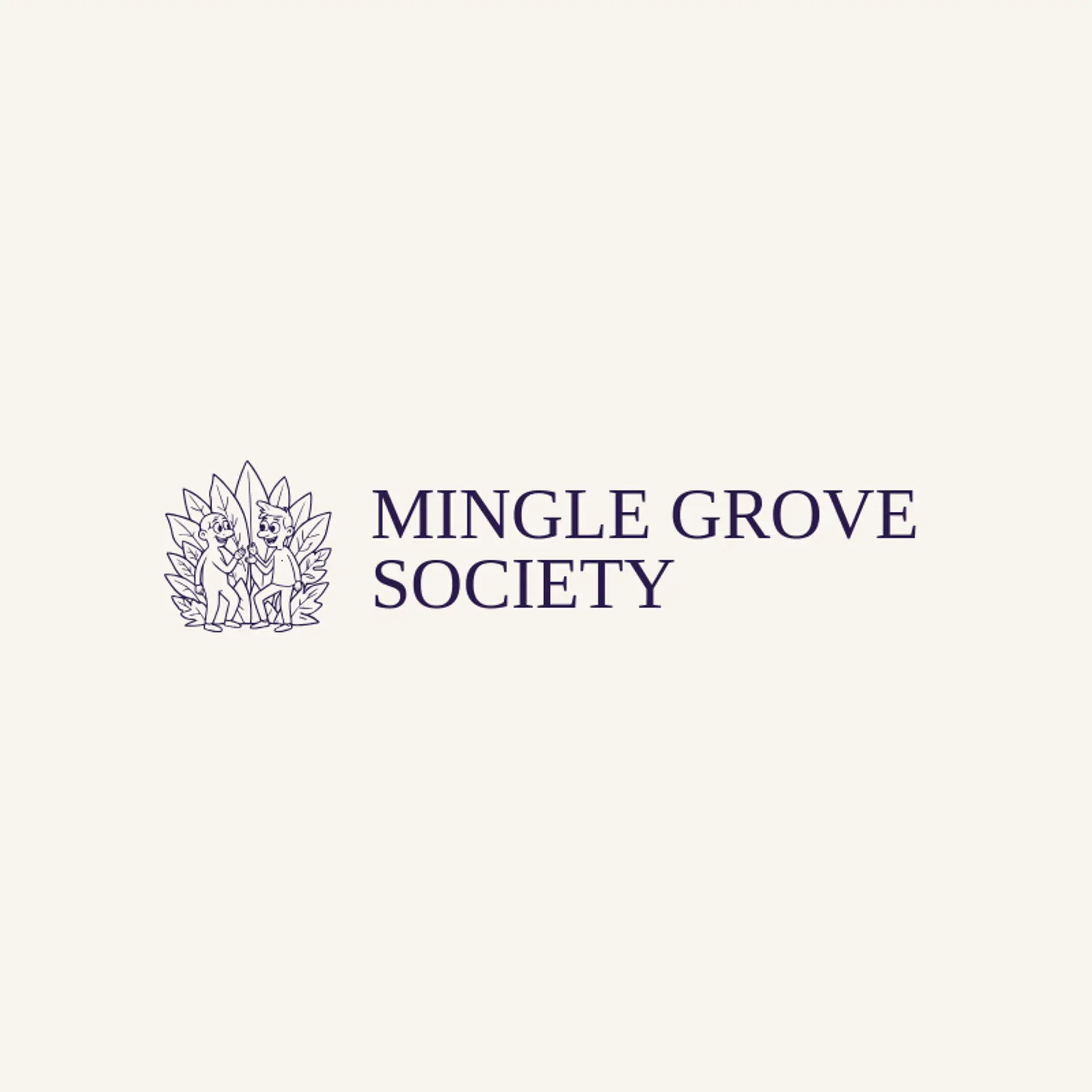 Mingle Grove Society logo for social club