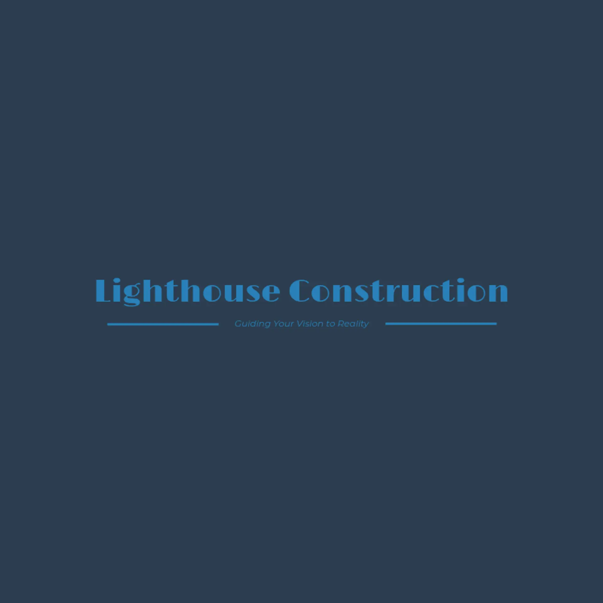 Lighthouse Construction logo for construction