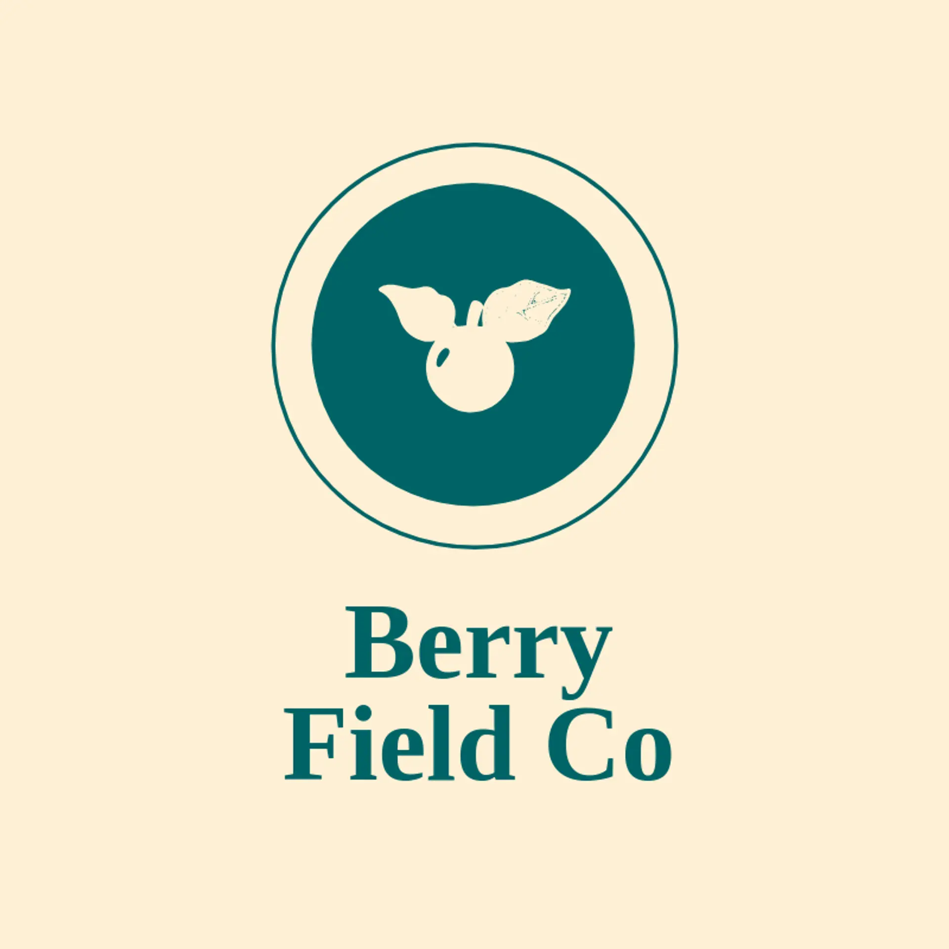 Berry Field Co logo for berry