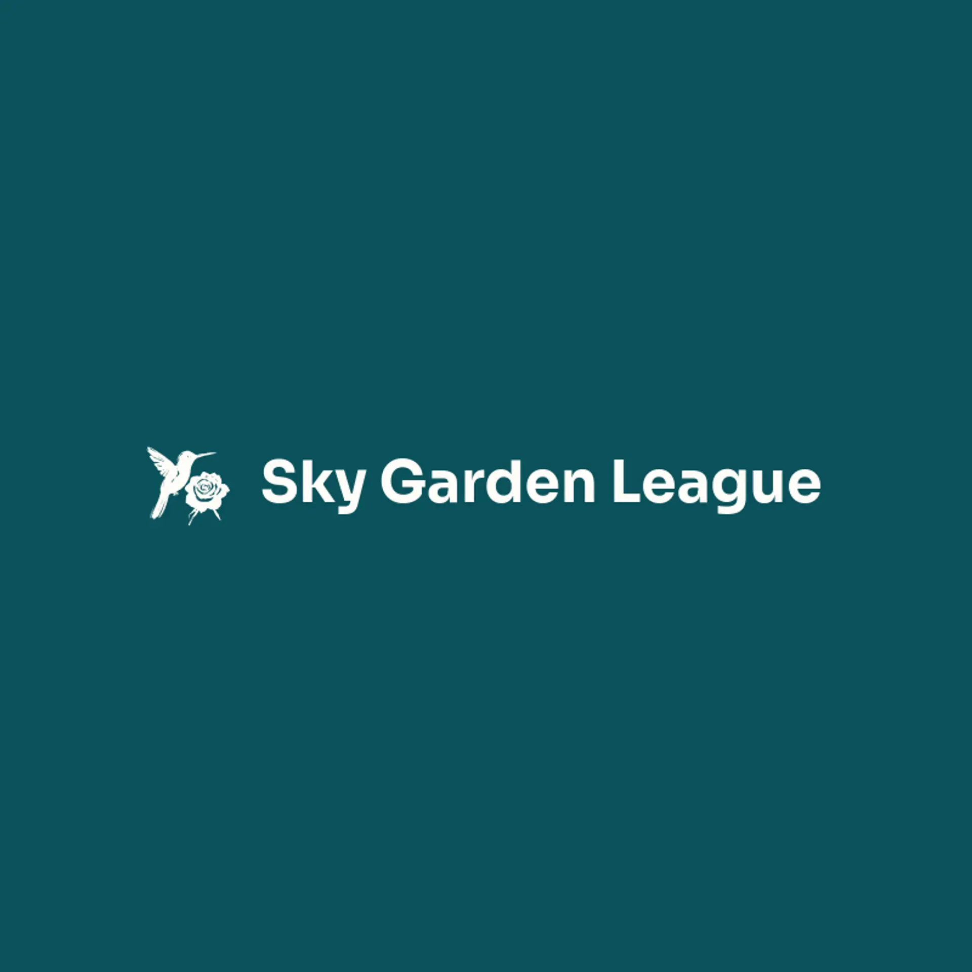 Sky Garden League logo for hummingbird