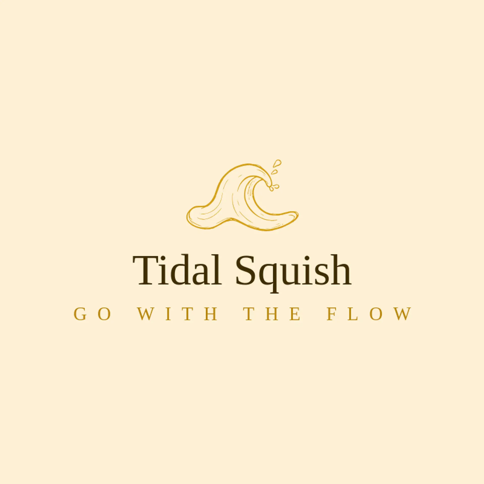 Tidal Squish logo for slime