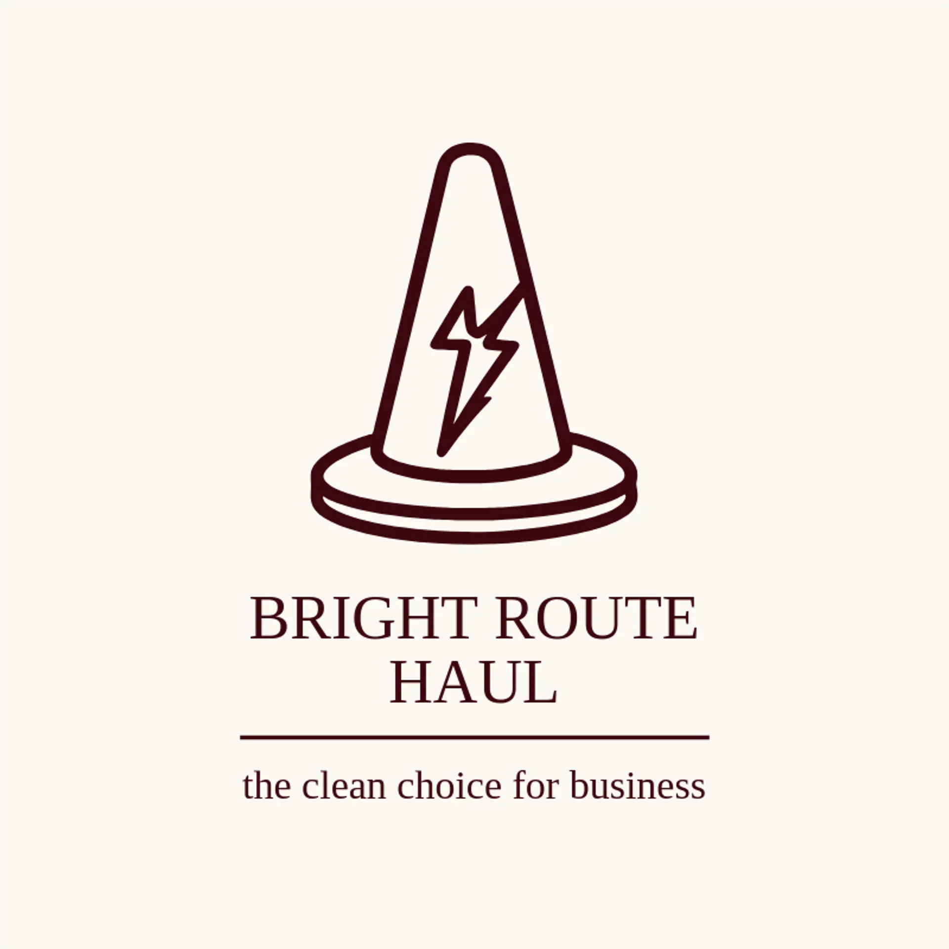 Bright Route Haul logo for trash
