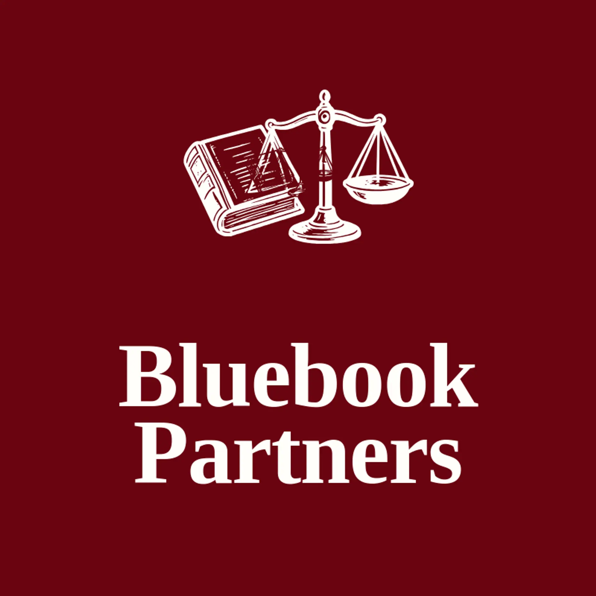 Bluebook Partners logo for legal