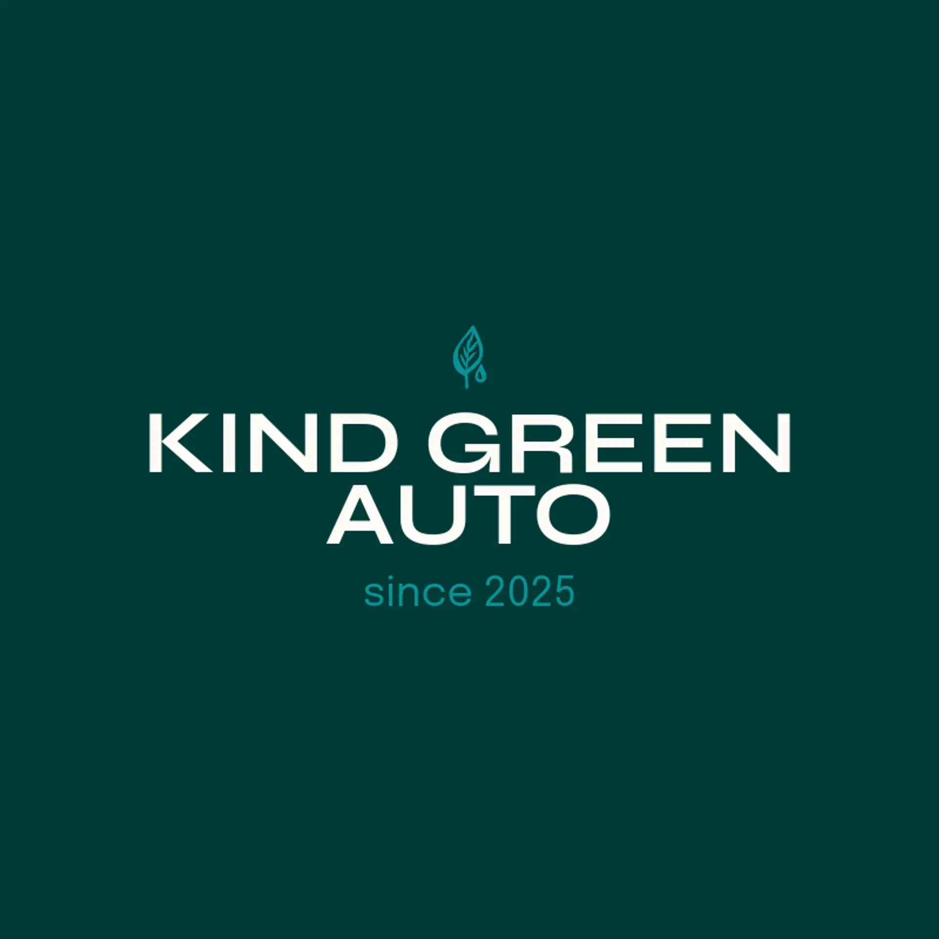 Kind Green Auto logo for car detailing