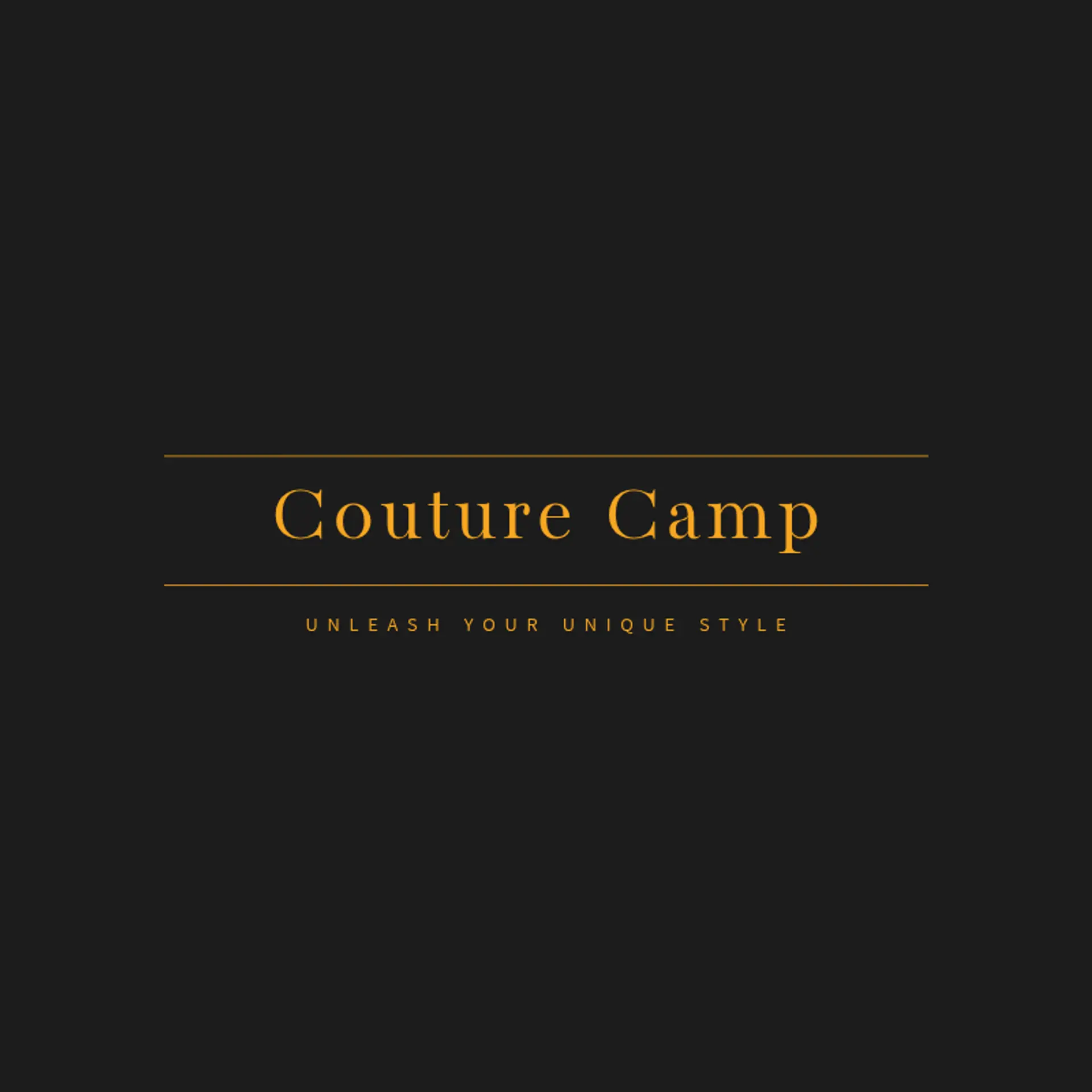 Couture Camp logo for creative fashion