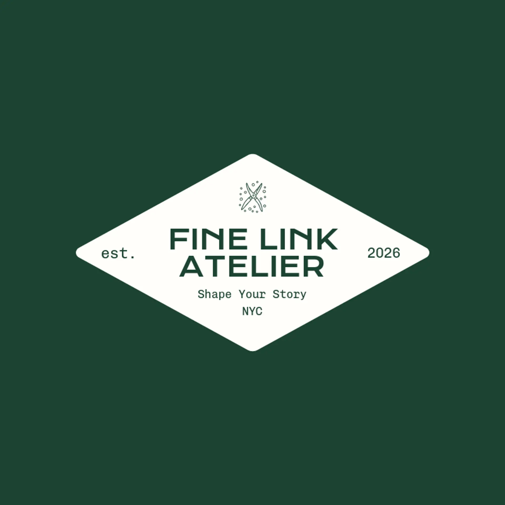 Fine Link Atelier logo for bracelet
