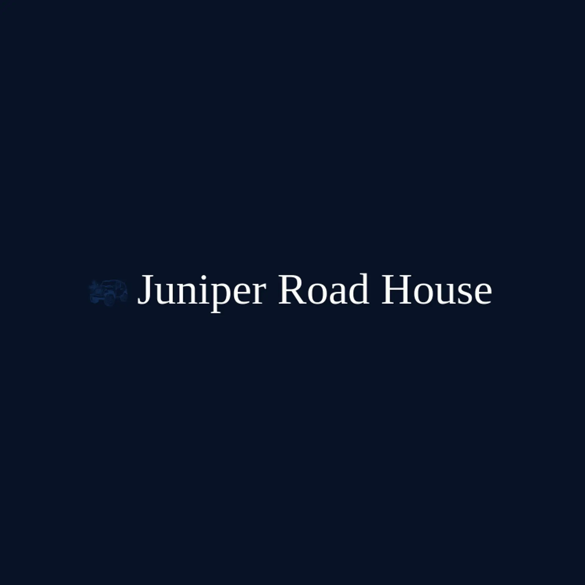 Juniper Road House logo for jeep
